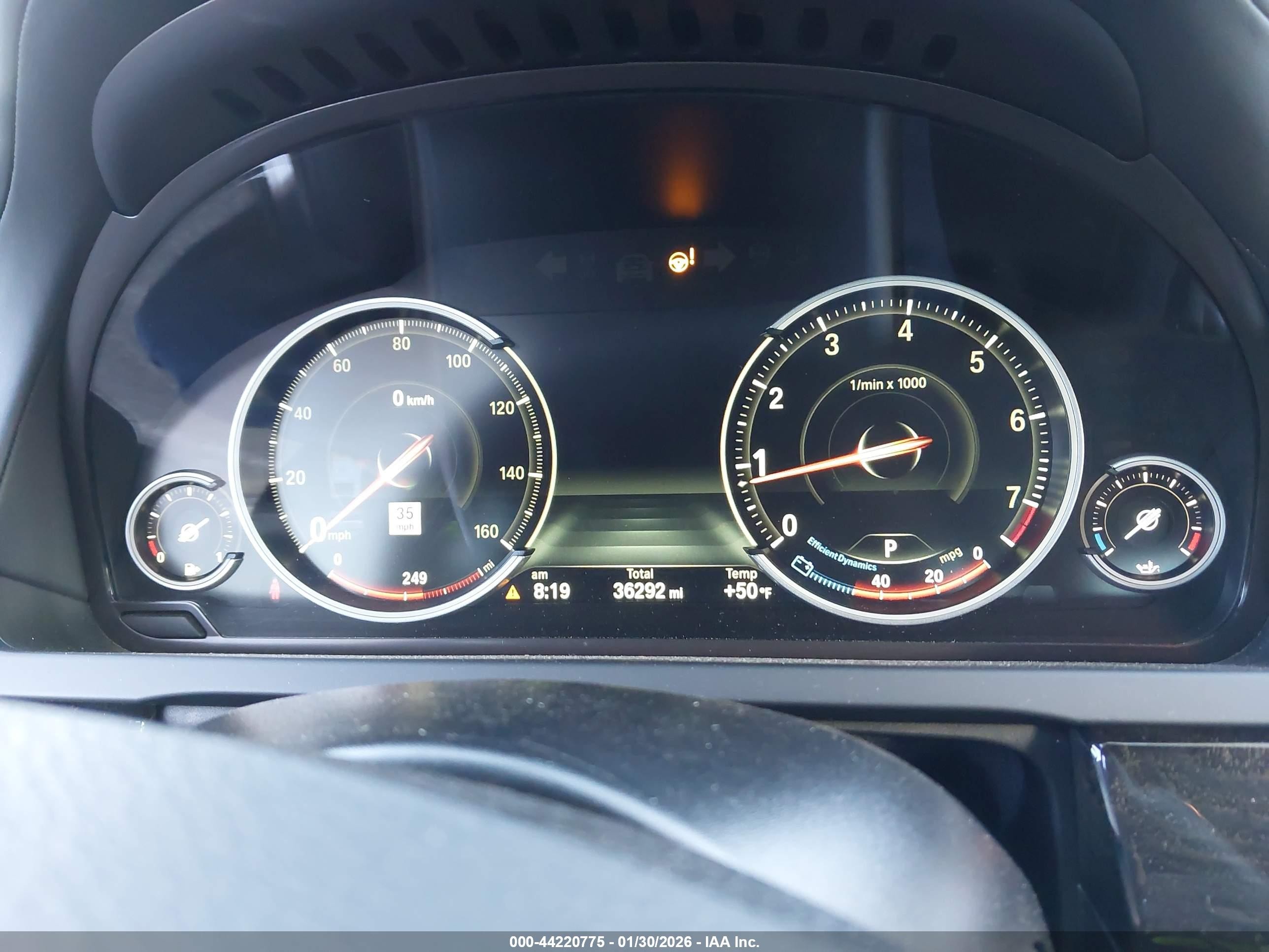 2014 Bmw 750i   Gray vin: WBAYA8C53ED825338