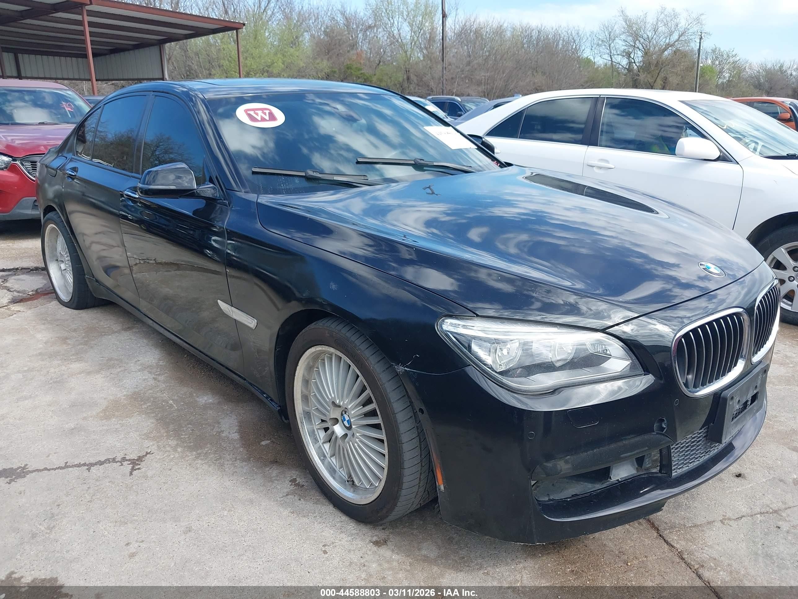 2013 Bmw 750i   Black vin: WBAYA8C54DD227662