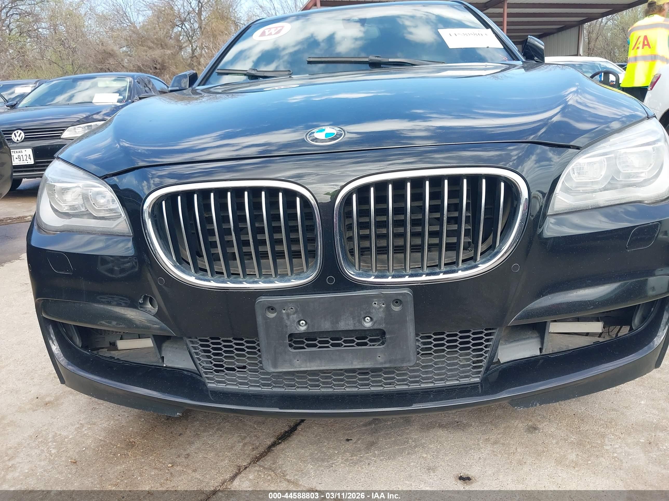 2013 Bmw 750i   Black vin: WBAYA8C54DD227662