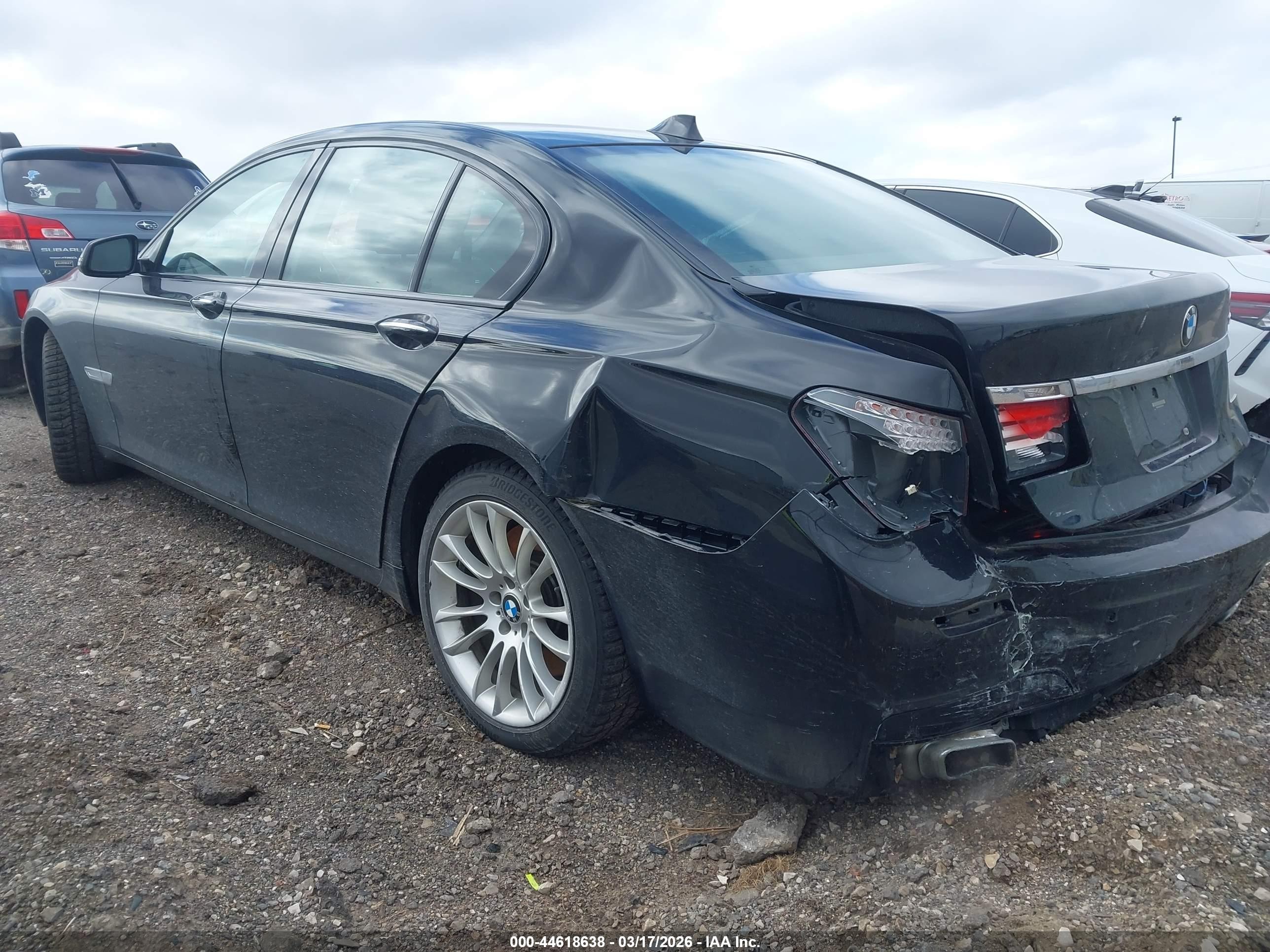 2013 Bmw 750i   Black vin: WBAYA8C55DD227623