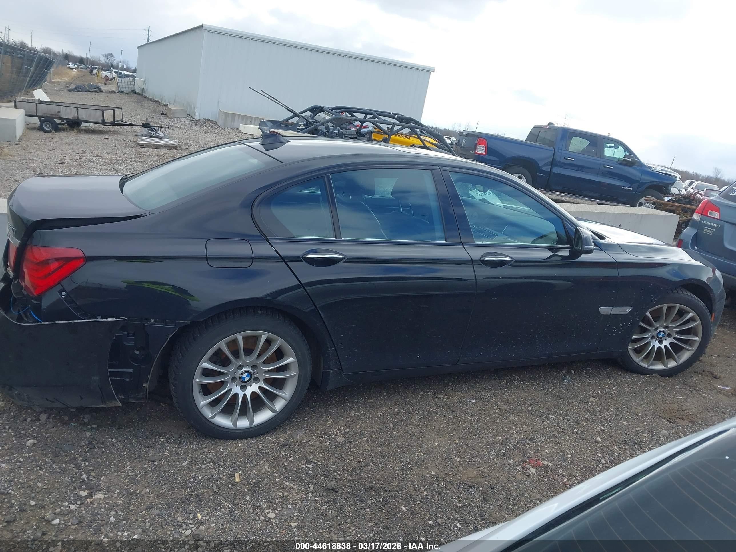 2013 Bmw 750i   Black vin: WBAYA8C55DD227623