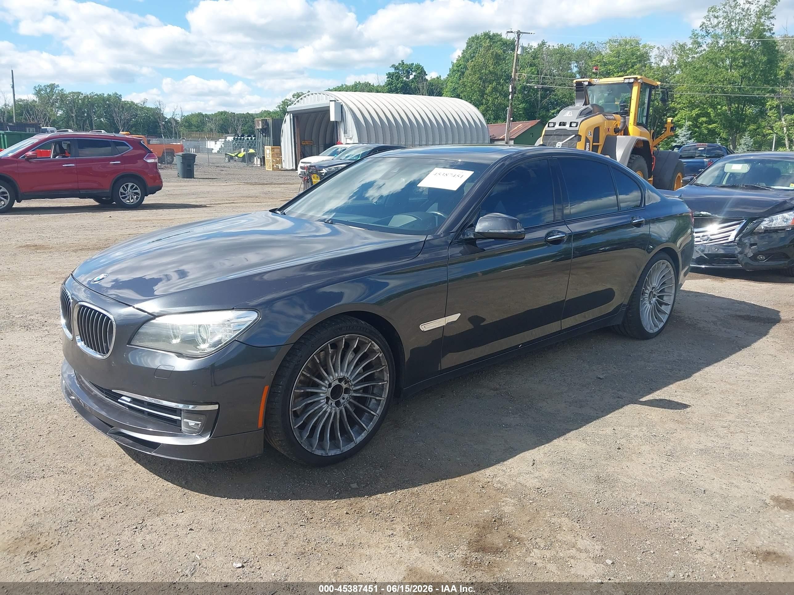 2013 Bmw 750i   Black vin: WBAYA8C56DDS15352