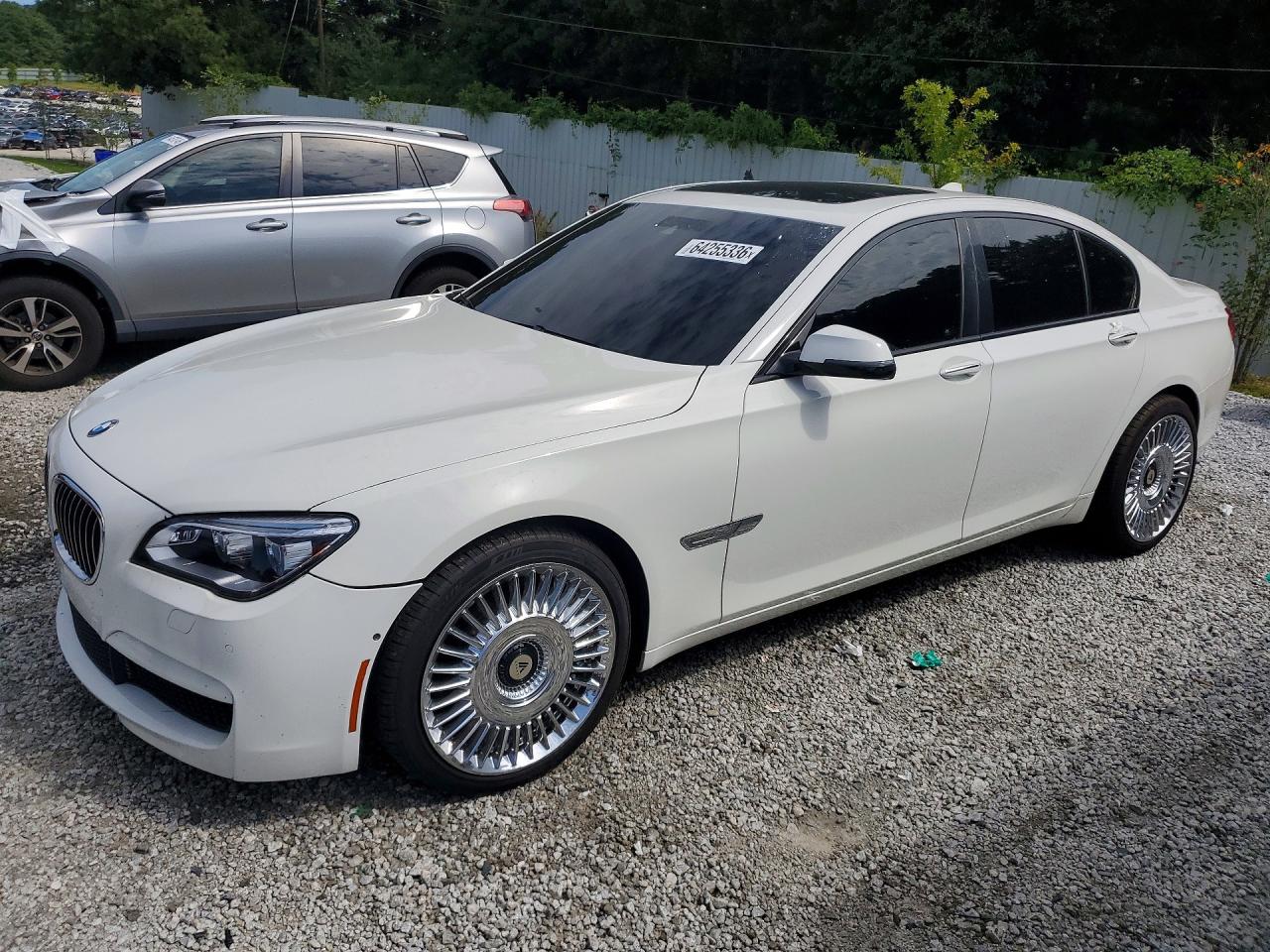 2015 Bmw 750 I White vin: WBAYA8C57FD825375