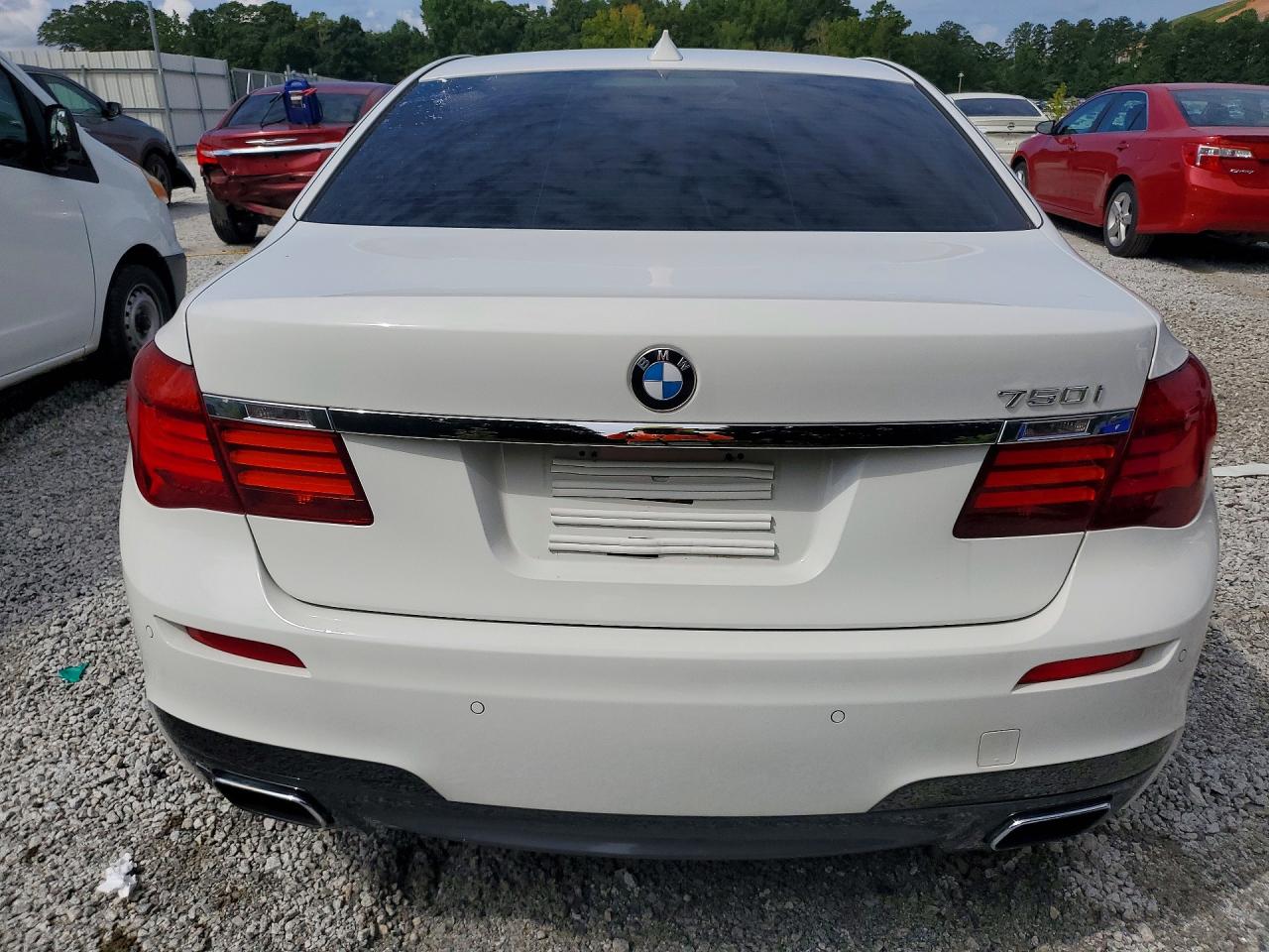 2015 Bmw 750 I White vin: WBAYA8C57FD825375