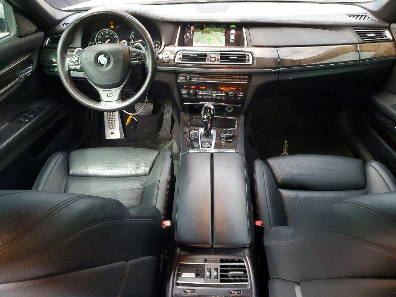 2015 Bmw 750 I White vin: WBAYA8C57FD825375