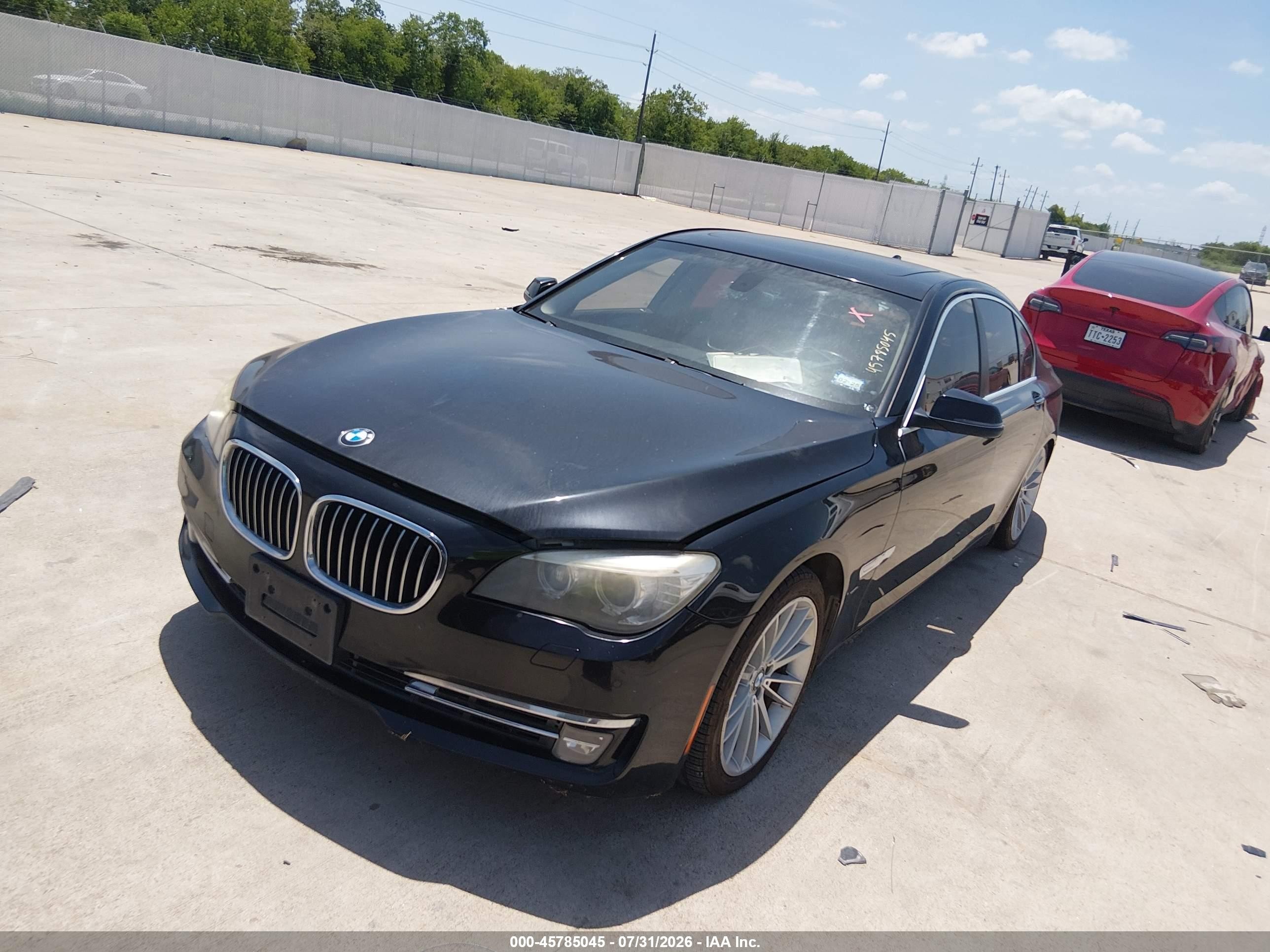 2013 Bmw 750i   Black vin: WBAYA8C58DC996428