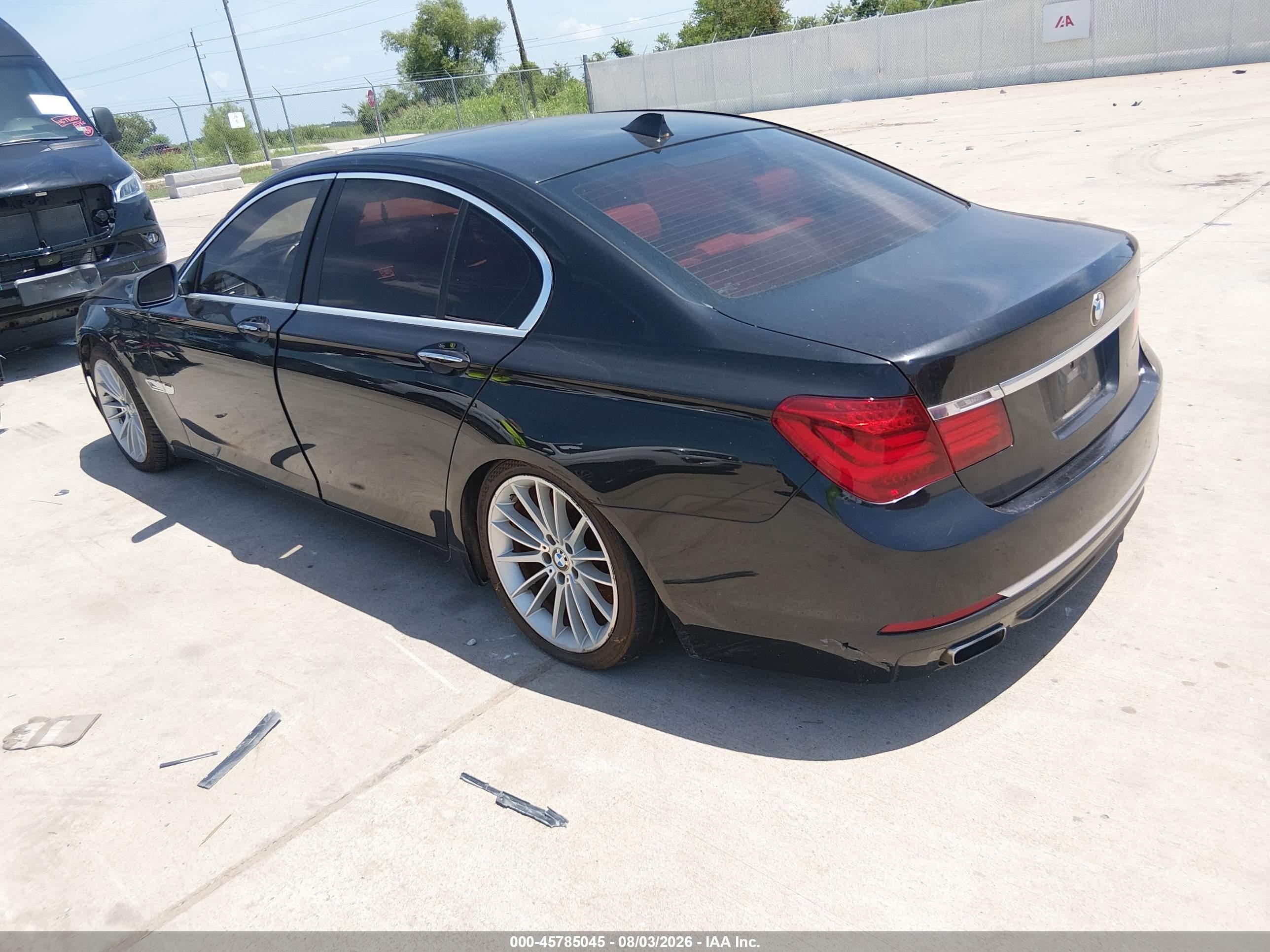 2013 Bmw 750i   Black vin: WBAYA8C58DC996428