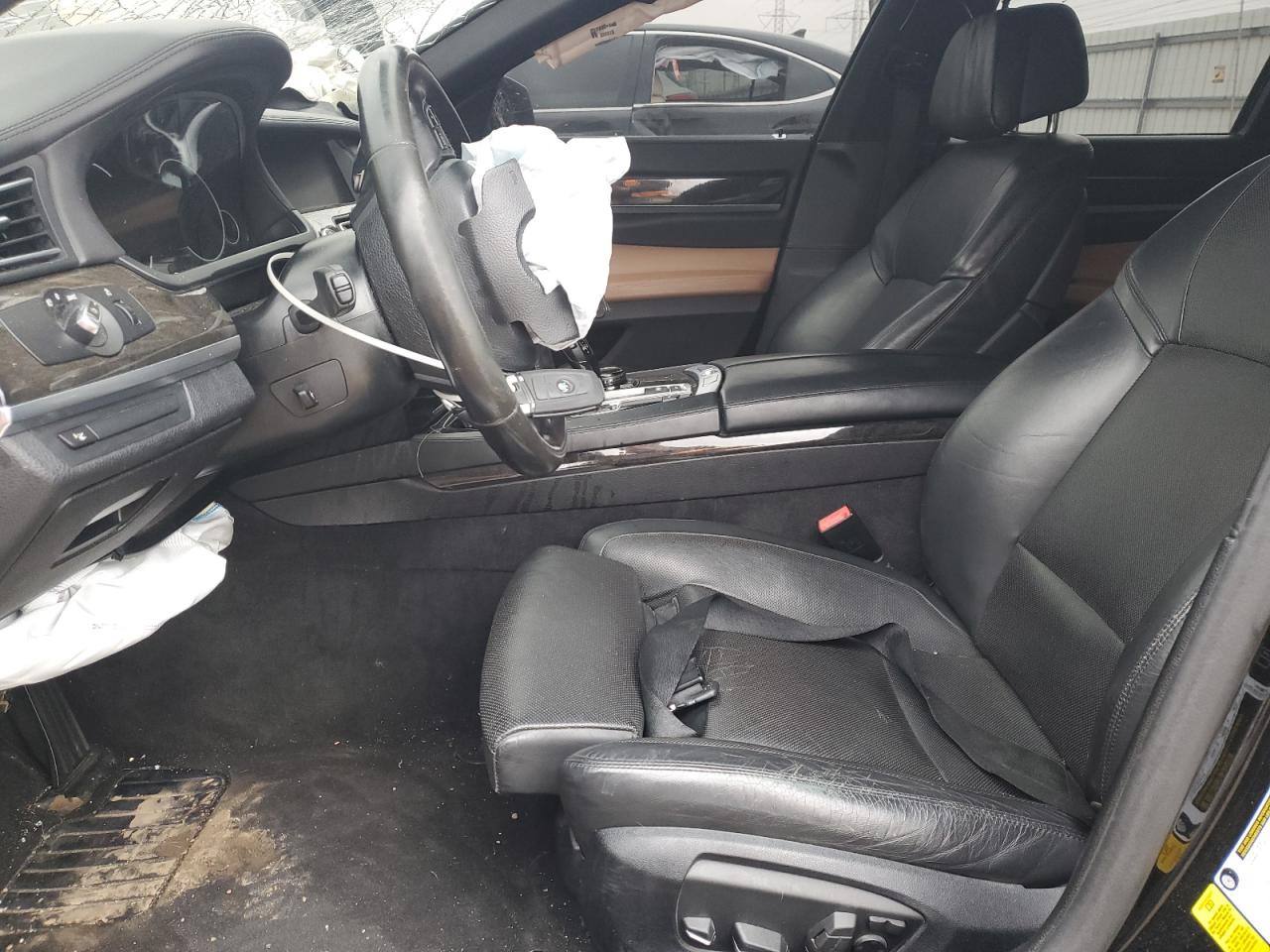 2014 Bmw 750 I Black vin: WBAYA8C58ED228363