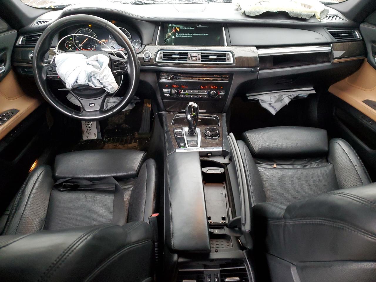 2014 Bmw 750 I Black vin: WBAYA8C58ED228363