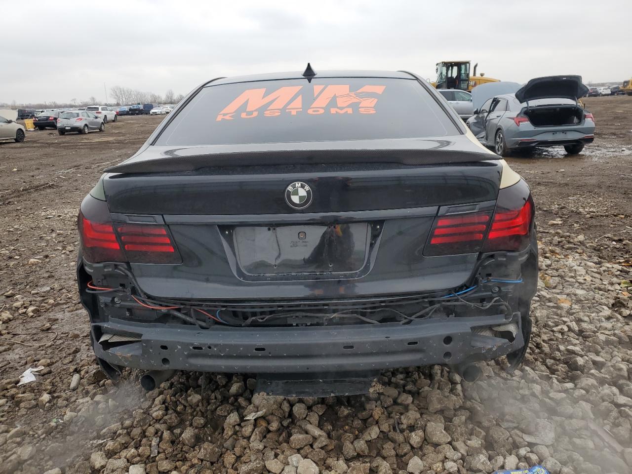 2014 Bmw 750 I Black vin: WBAYA8C58ED228363