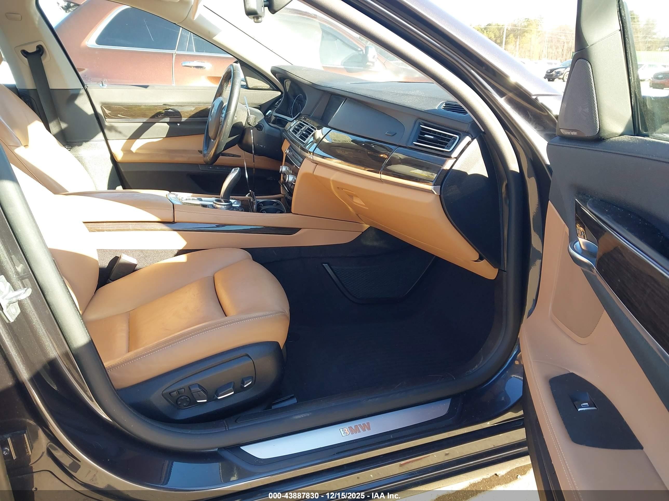 2014 Bmw 750i   Gray vin: WBAYA8C58ED825030
