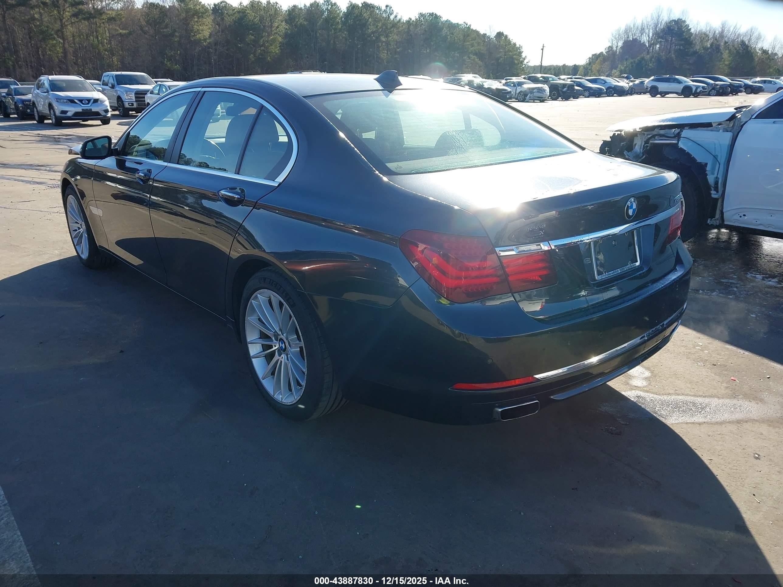 2014 Bmw 750i   Gray vin: WBAYA8C58ED825030