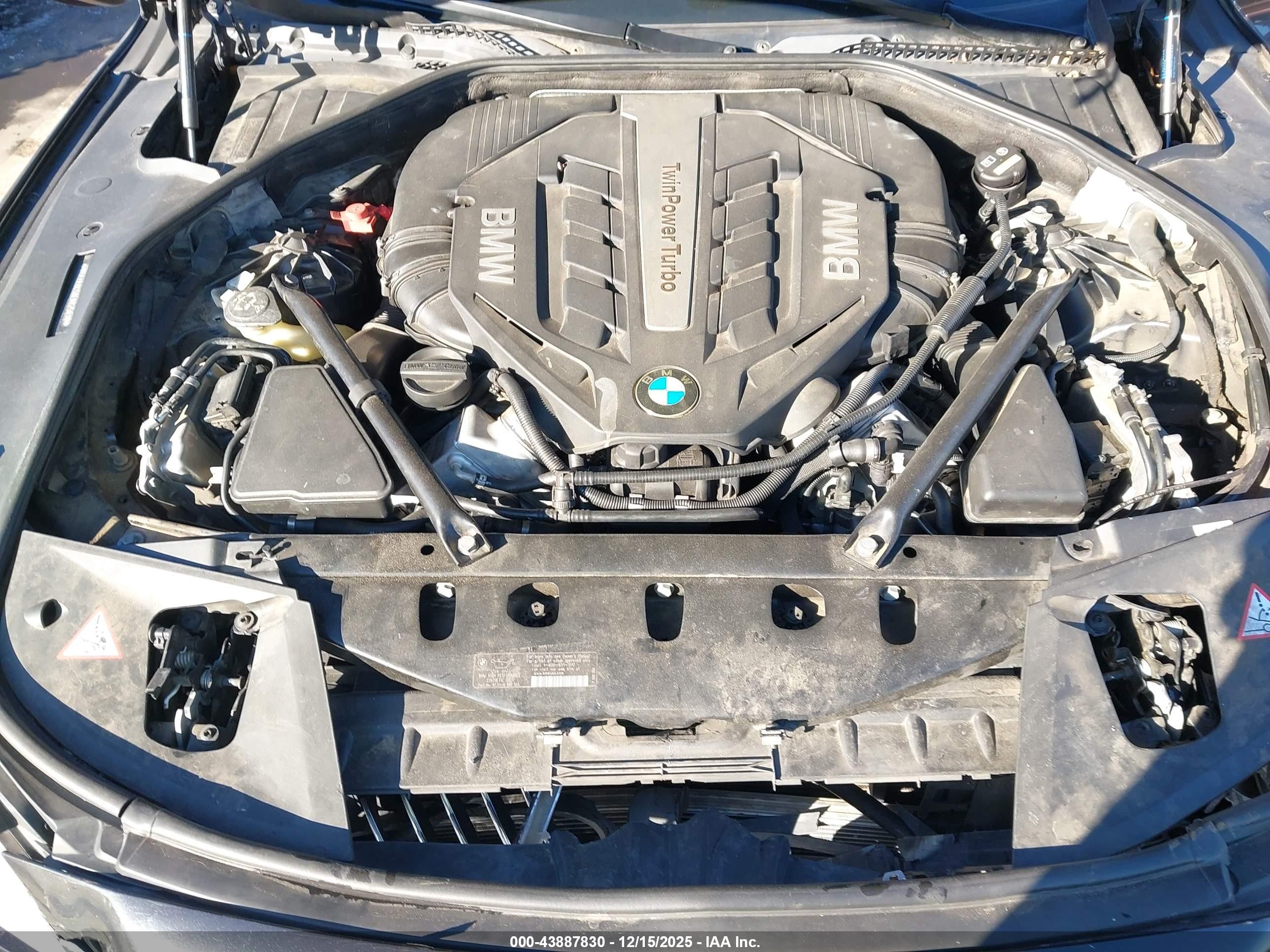 2014 Bmw 750i   Gray vin: WBAYA8C58ED825030