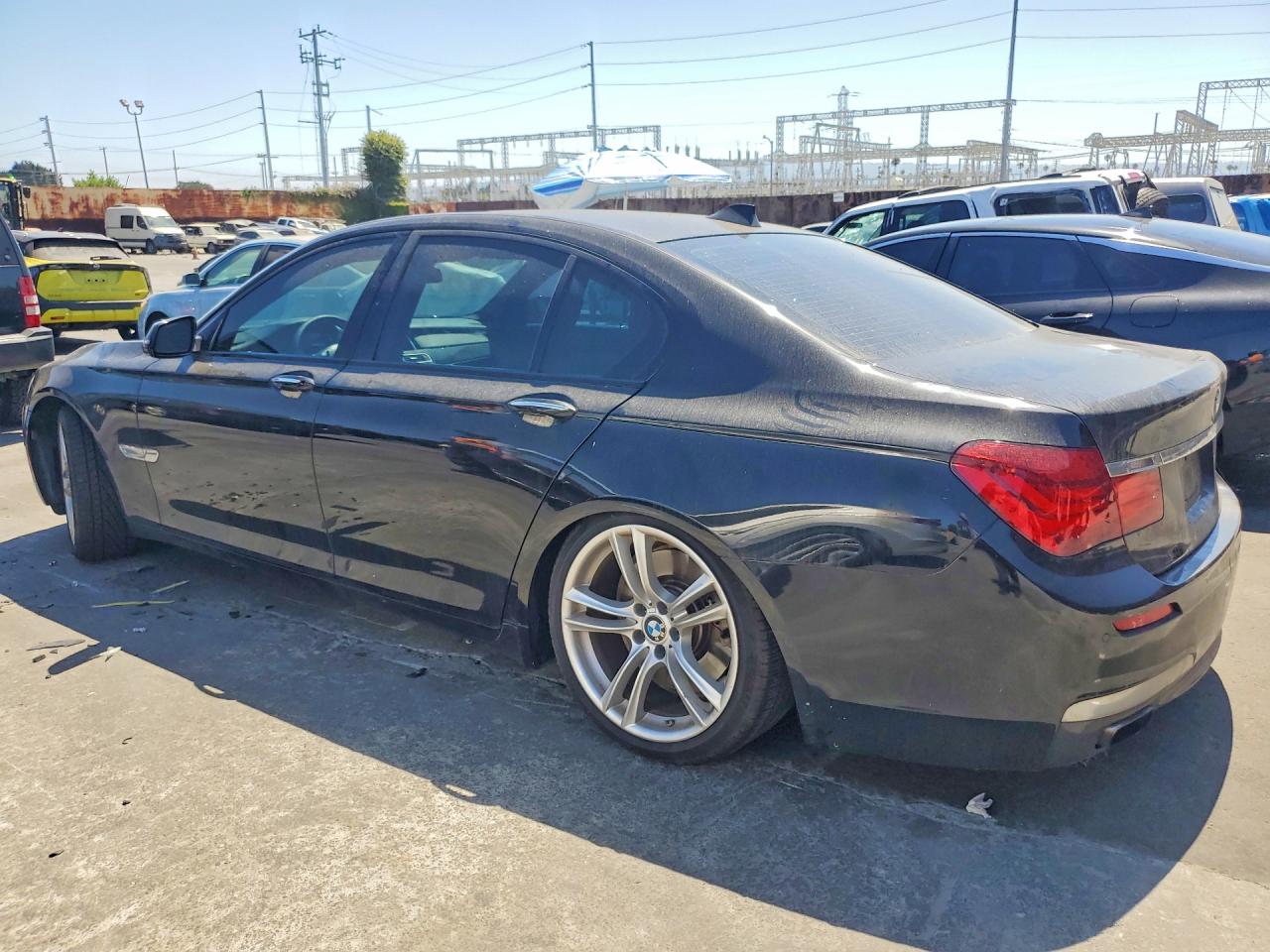 2013 Bmw 750 I Black vin: WBAYA8C59DC996616