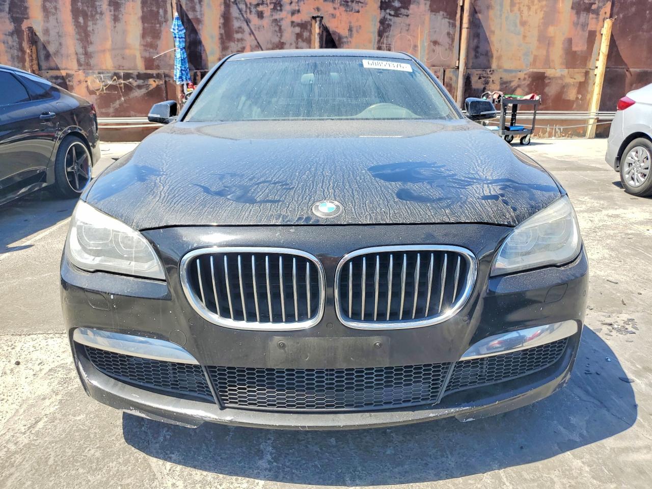 2013 Bmw 750 I Black vin: WBAYA8C59DC996616