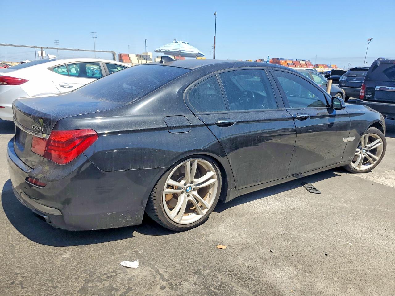2013 Bmw 750 I Black vin: WBAYA8C59DC996616