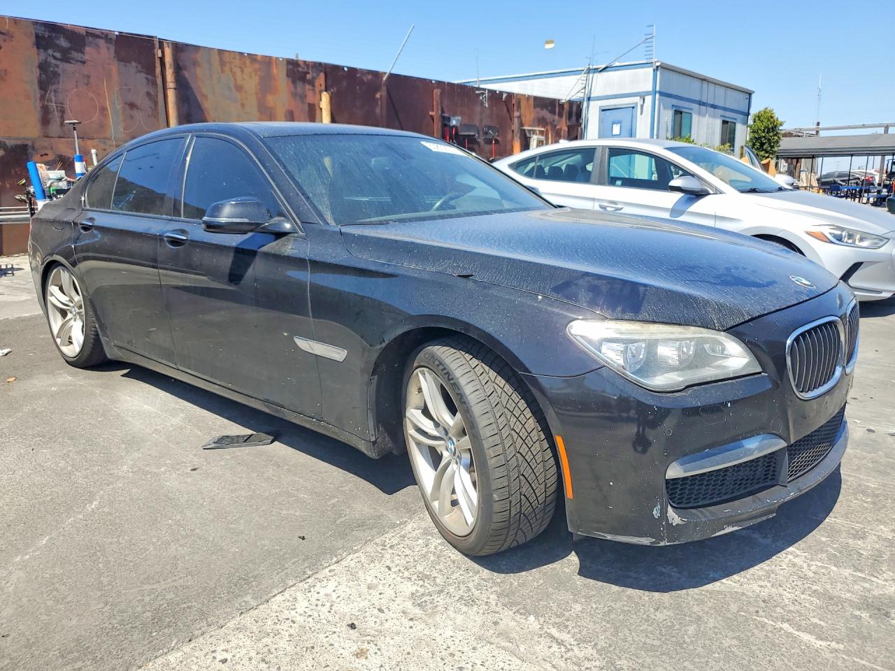 2013 Bmw 750 I Black vin: WBAYA8C59DC996616