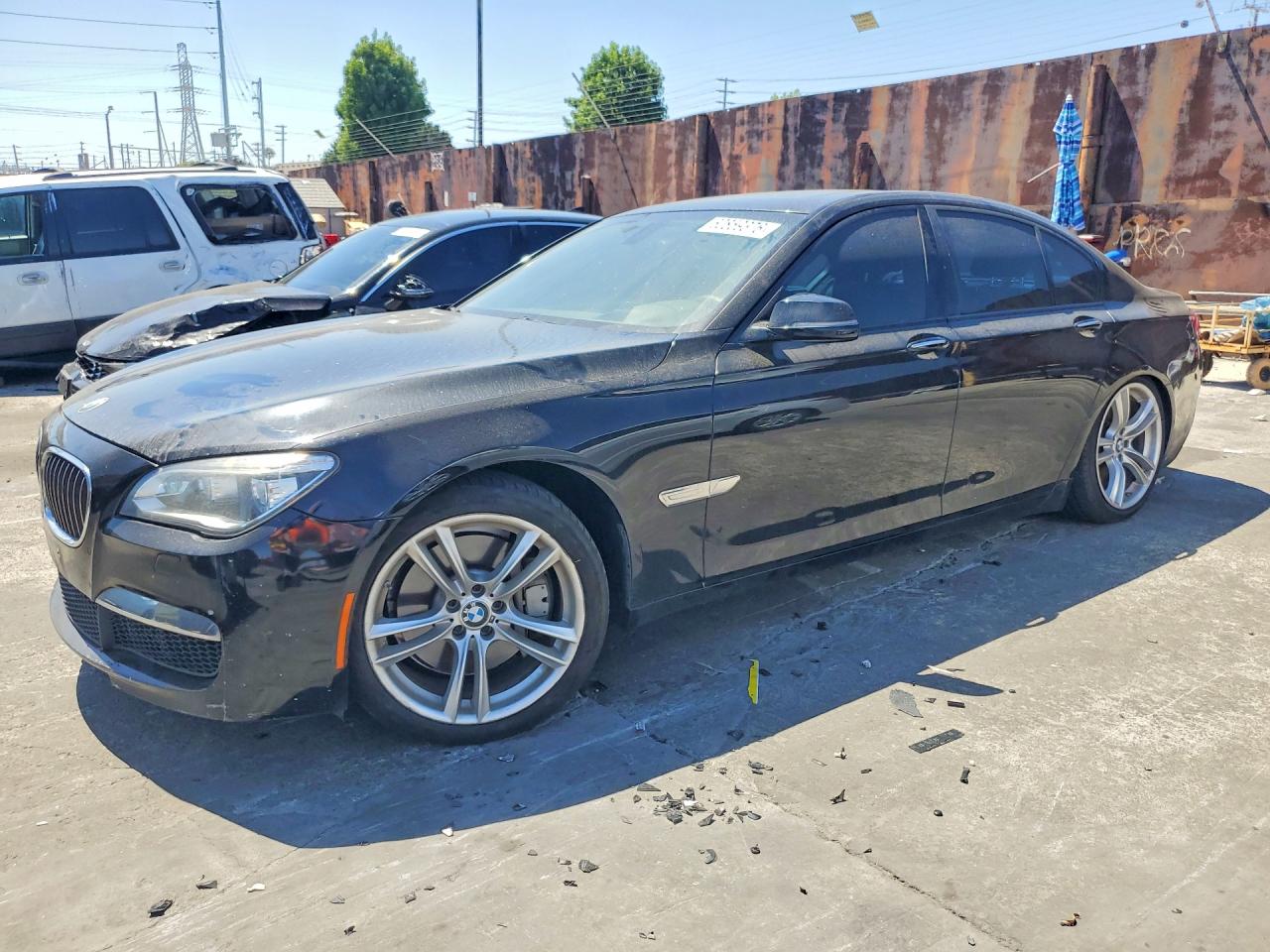 2013 Bmw 750 I Black vin: WBAYA8C59DC996616