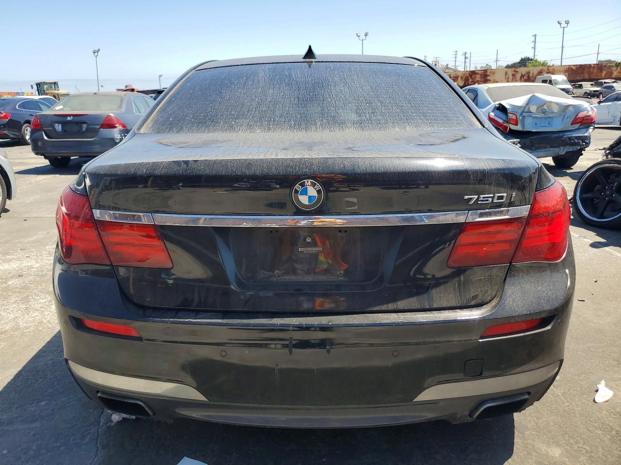 2013 Bmw 750 I Black vin: WBAYA8C59DC996616