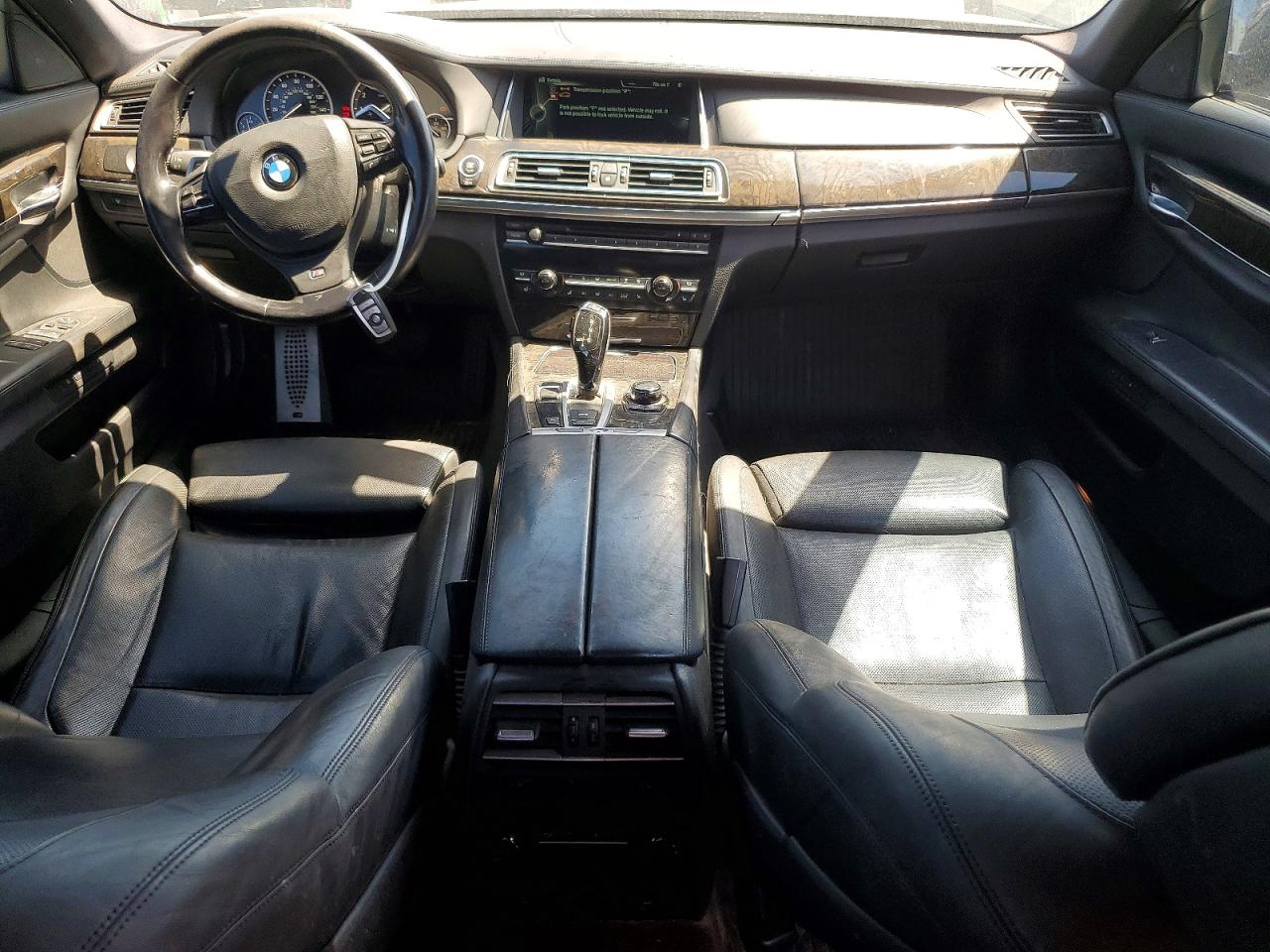2013 Bmw 750 I Black vin: WBAYA8C59DC996616
