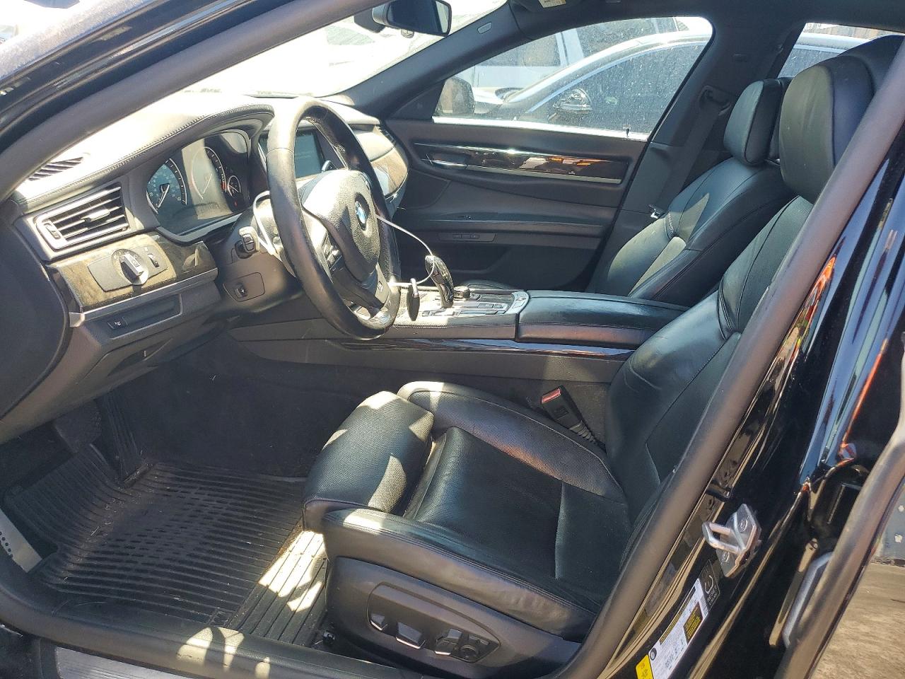 2013 Bmw 750 I Black vin: WBAYA8C59DC996616