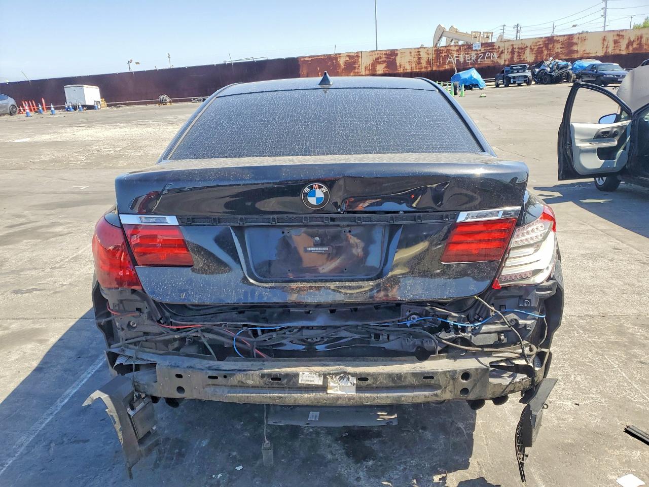 2015 Bmw 750 I Black vin: WBAYA8C59FD825538
