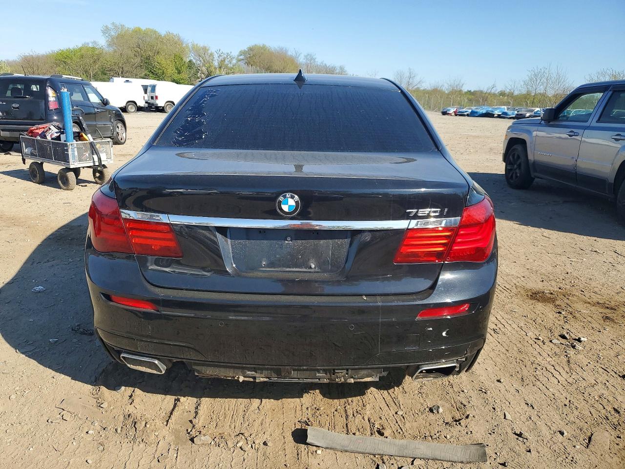 2015 Bmw 750 I Charcoal vin: WBAYA8C59FGK19798