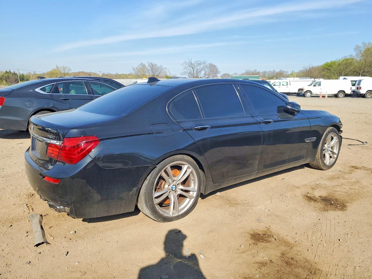 2015 Bmw 750 I Charcoal vin: WBAYA8C59FGK19798