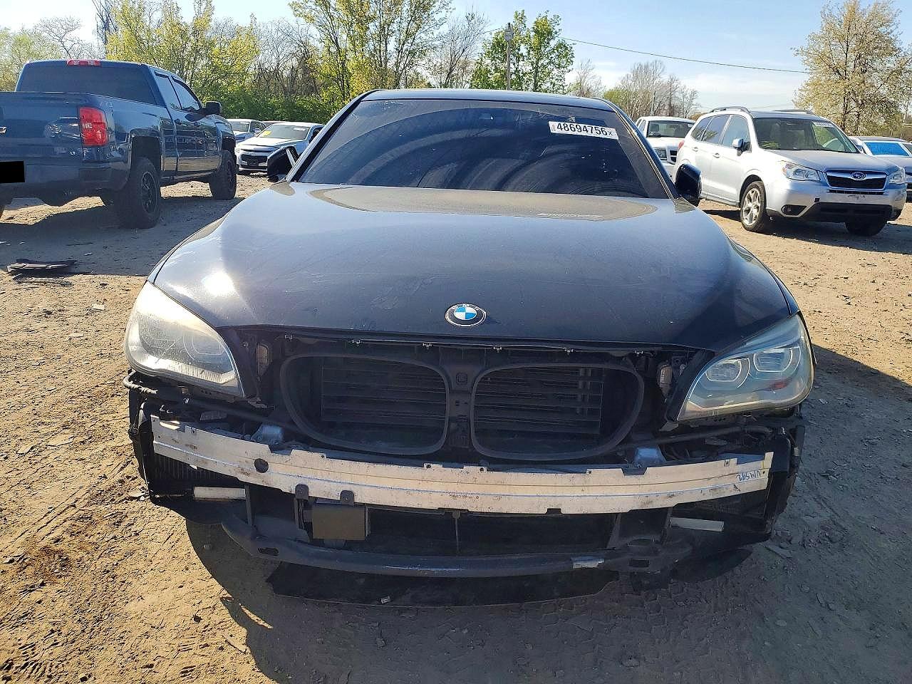 2015 Bmw 750 I Charcoal vin: WBAYA8C59FGK19798