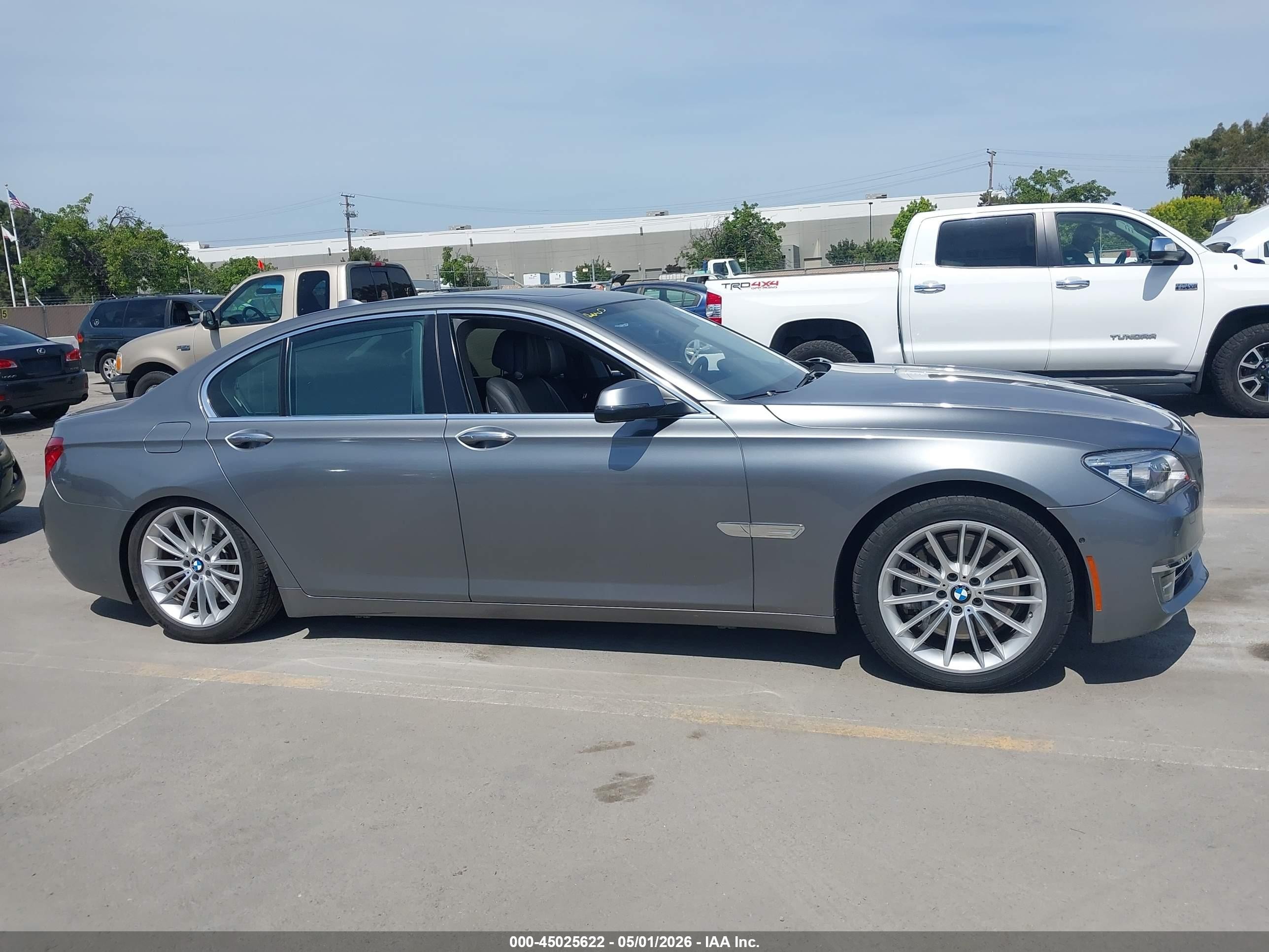 2014 Bmw 750i   Gray vin: WBAYA8C5XED228199