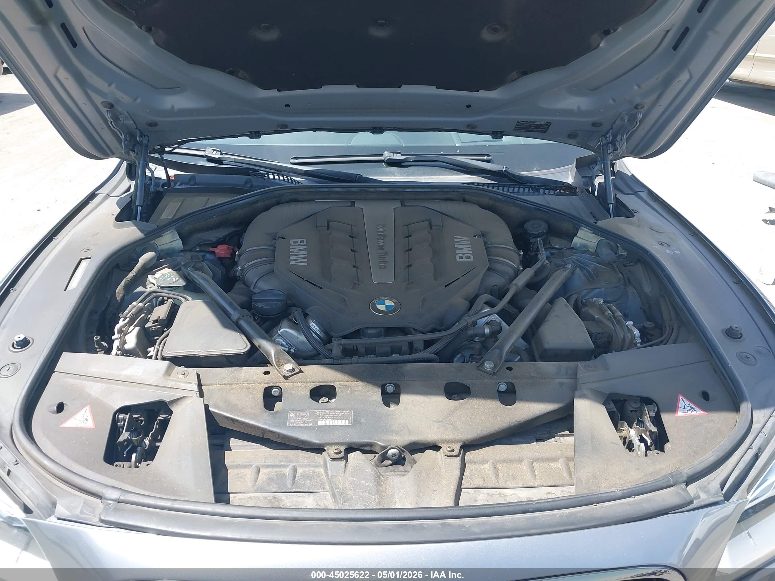2014 Bmw 750i   Gray vin: WBAYA8C5XED228199