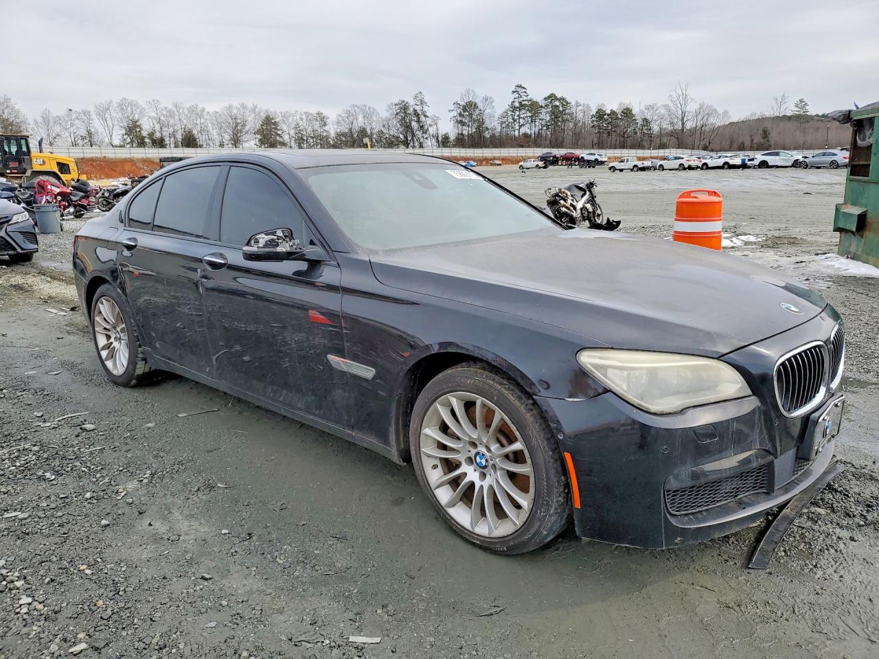 2014 Bmw 750 I Black vin: WBAYA8C5XED825255