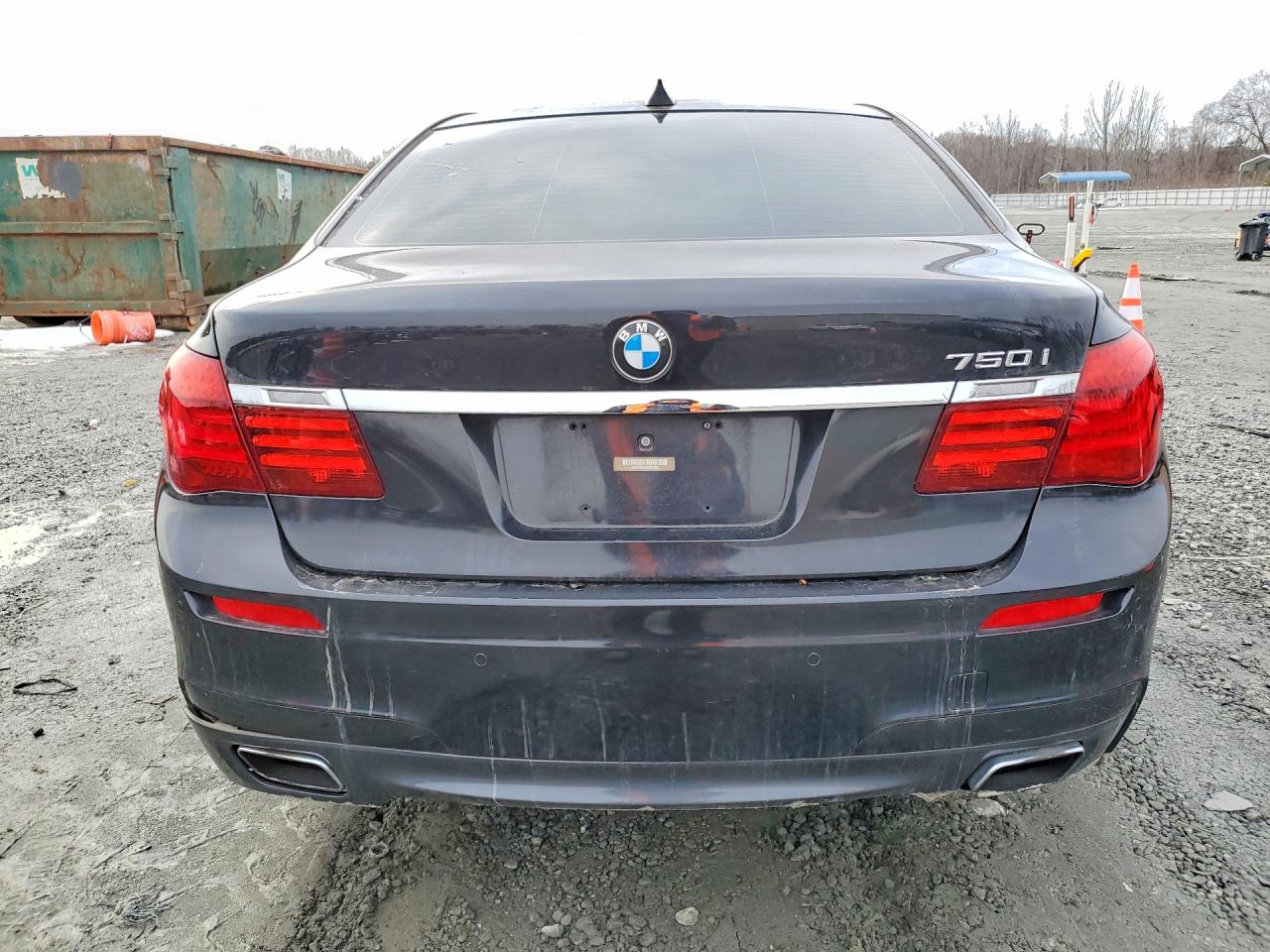 2014 Bmw 750 I Black vin: WBAYA8C5XED825255