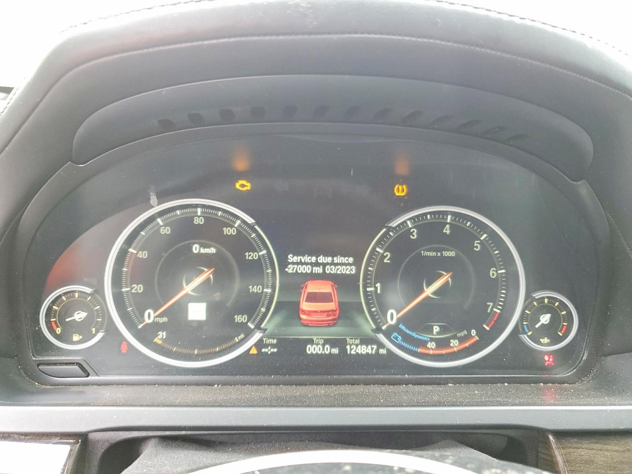 2014 Bmw 750 I Black vin: WBAYA8C5XED825255