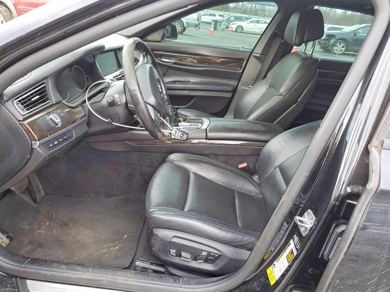 2014 Bmw 750 I Black vin: WBAYA8C5XED825255