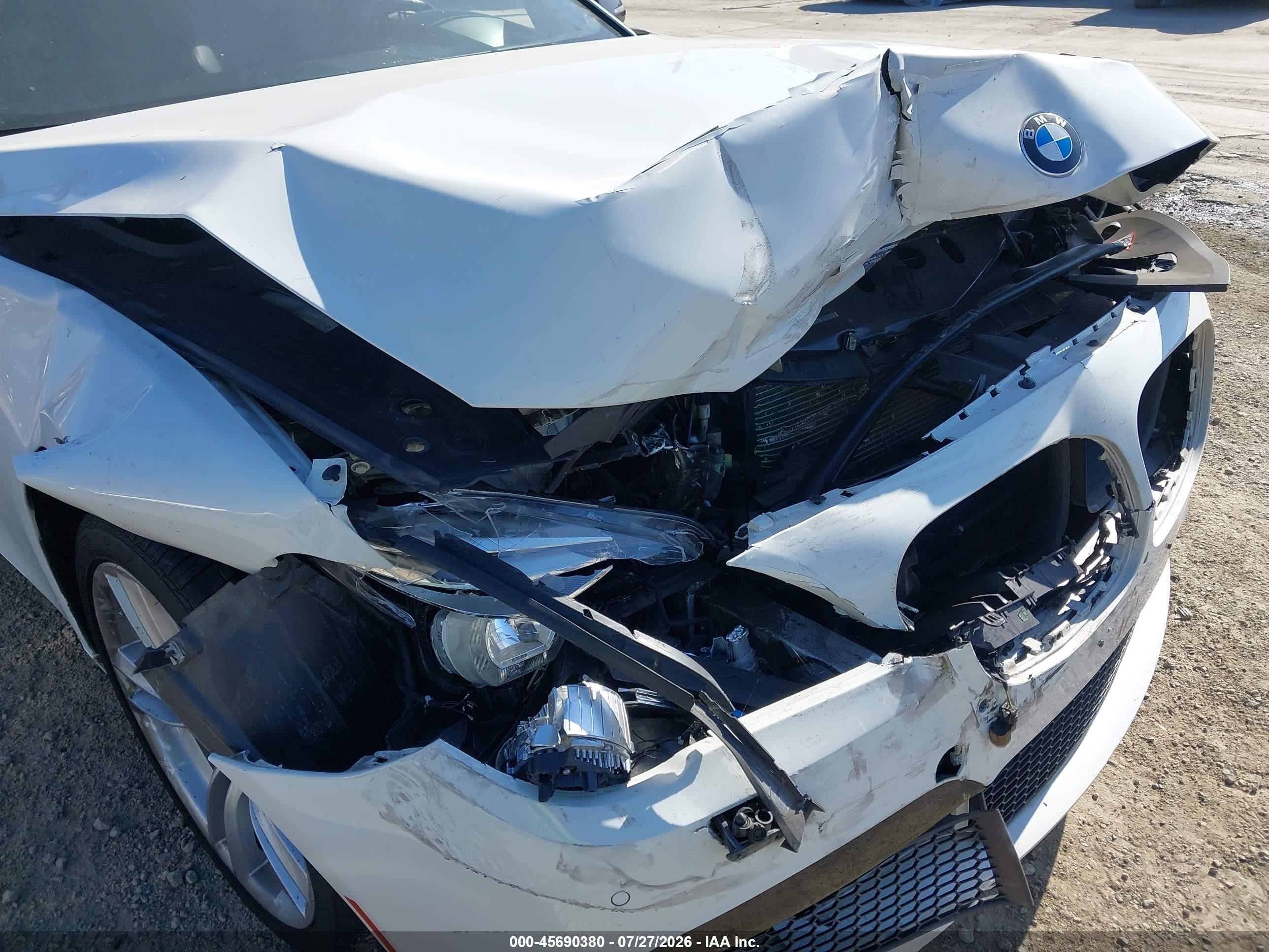 2015 Bmw 750i White vin: WBAYA8C5XFD825483