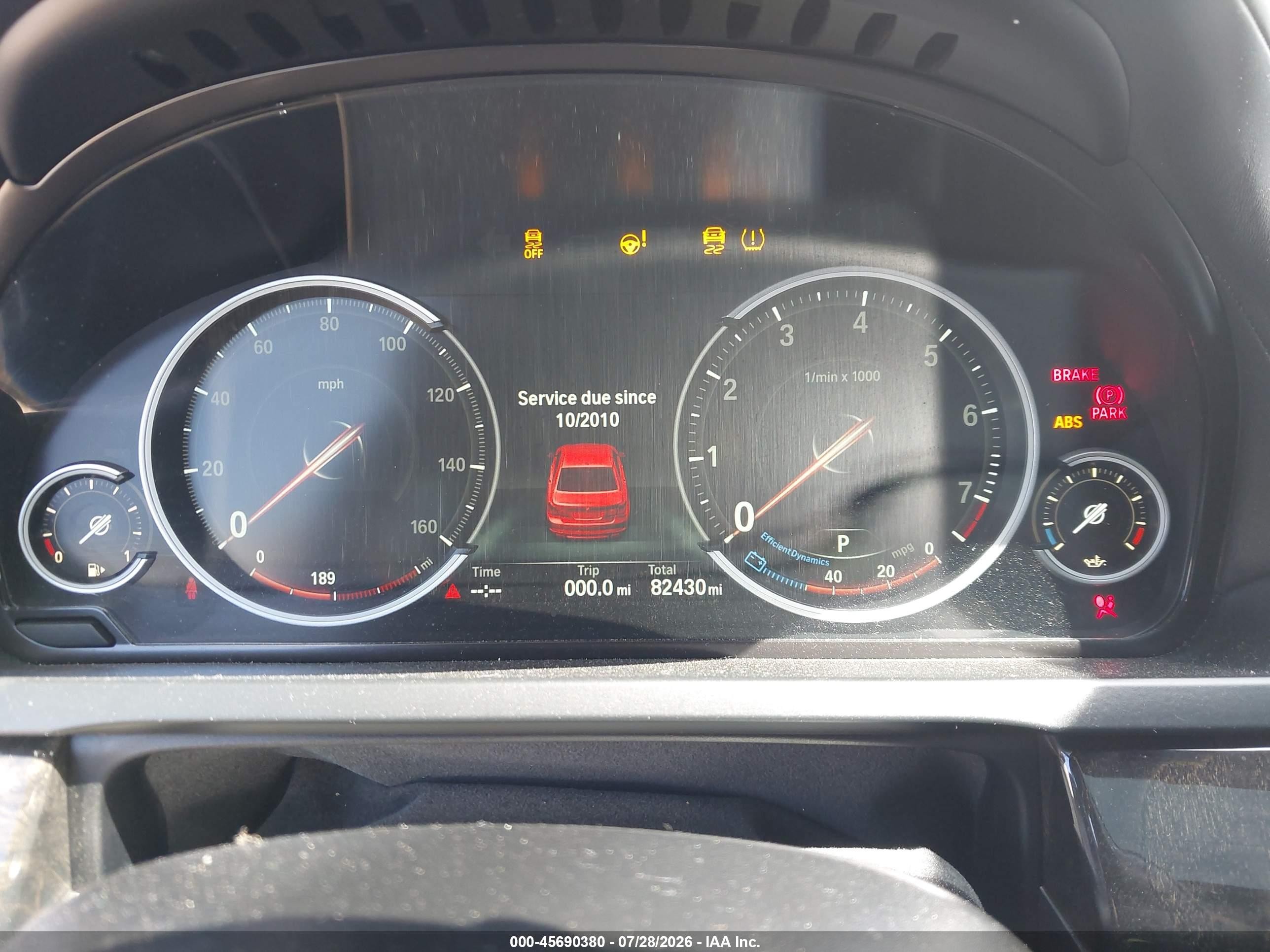 2015 Bmw 750i White vin: WBAYA8C5XFD825483
