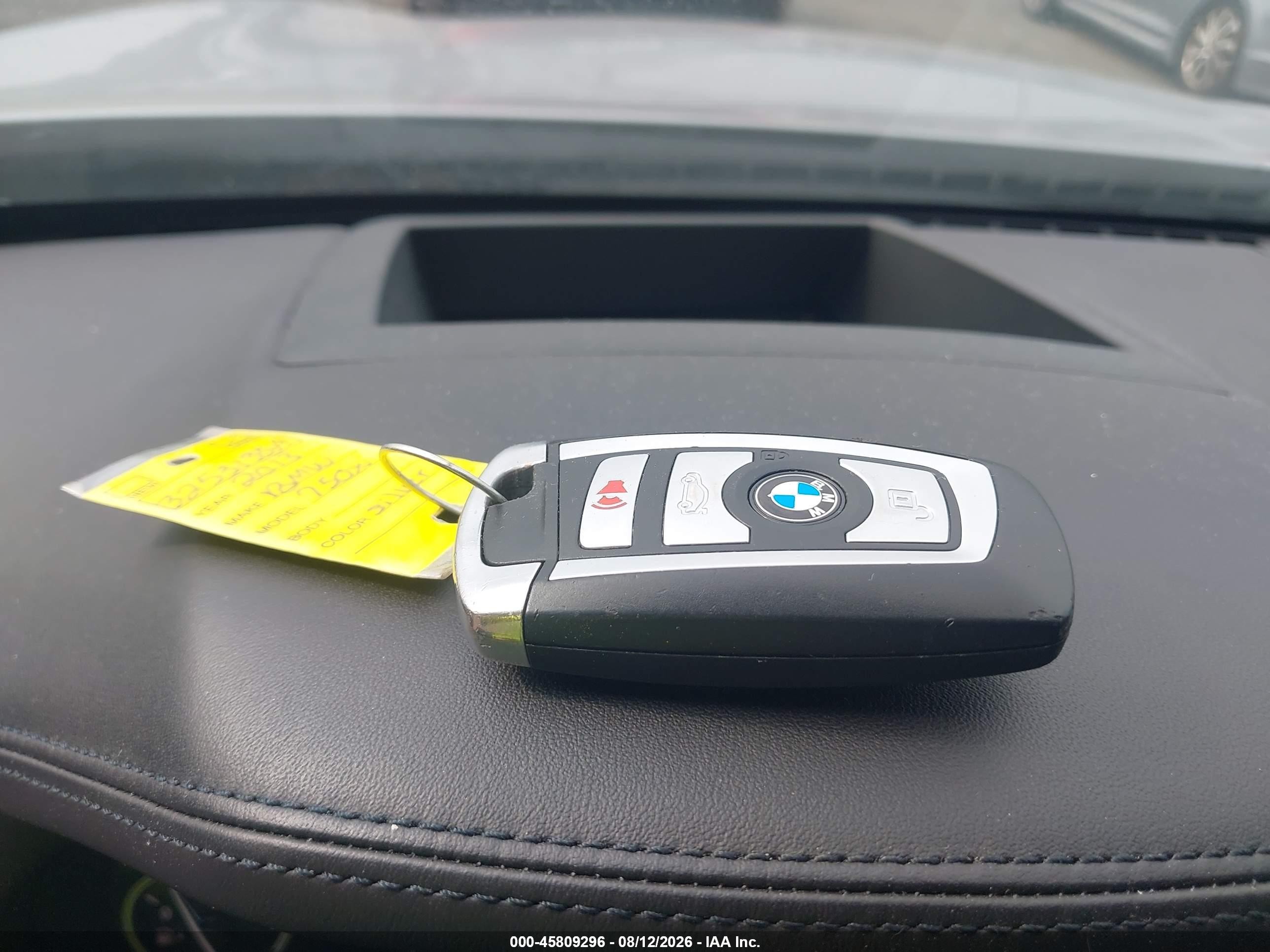 2013 Bmw 750i Xdrive Silver vin: WBAYB6C50DD223609