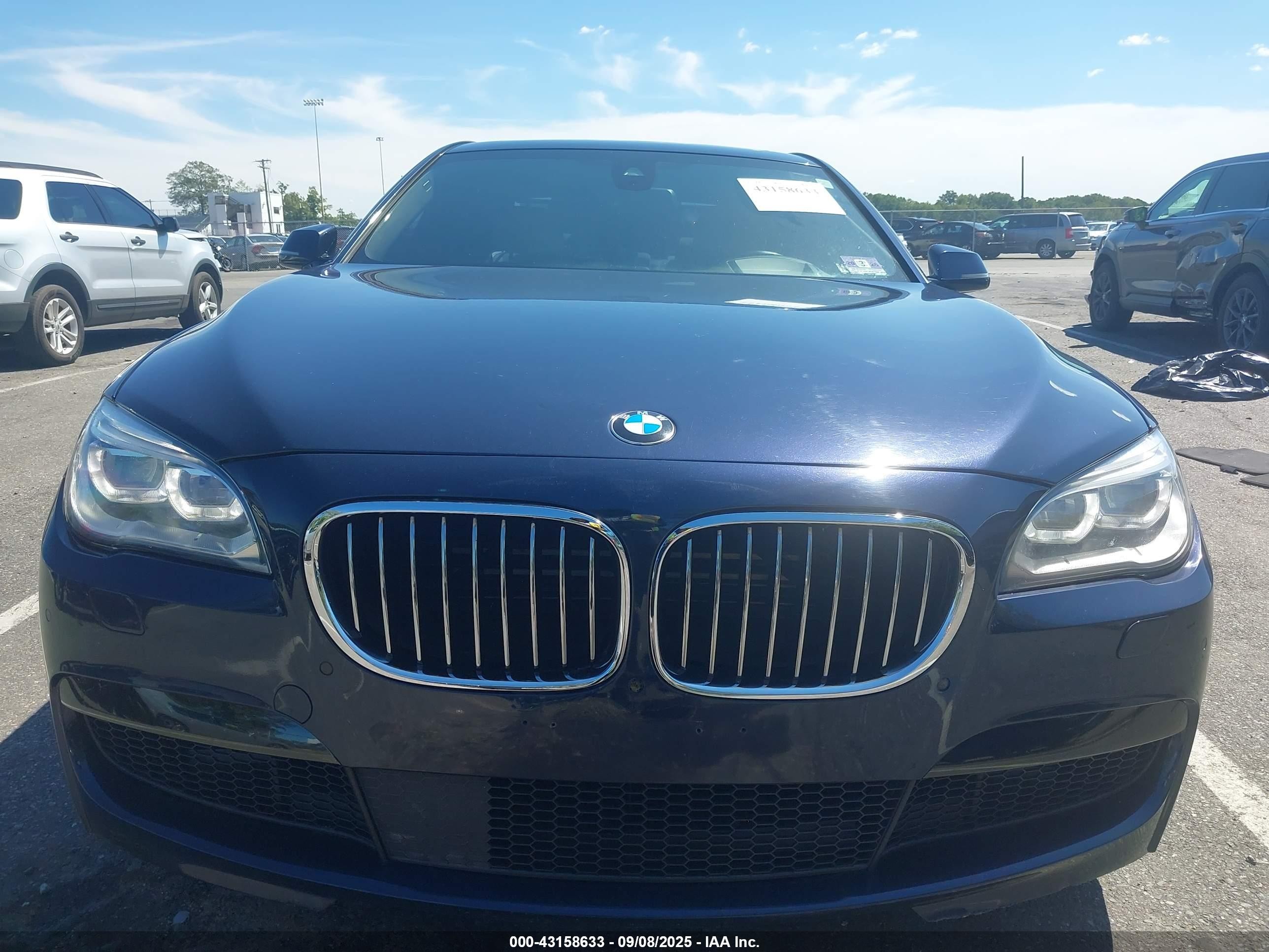 2014 Bmw 750i Xdrive Black vin: WBAYB6C50ED225023