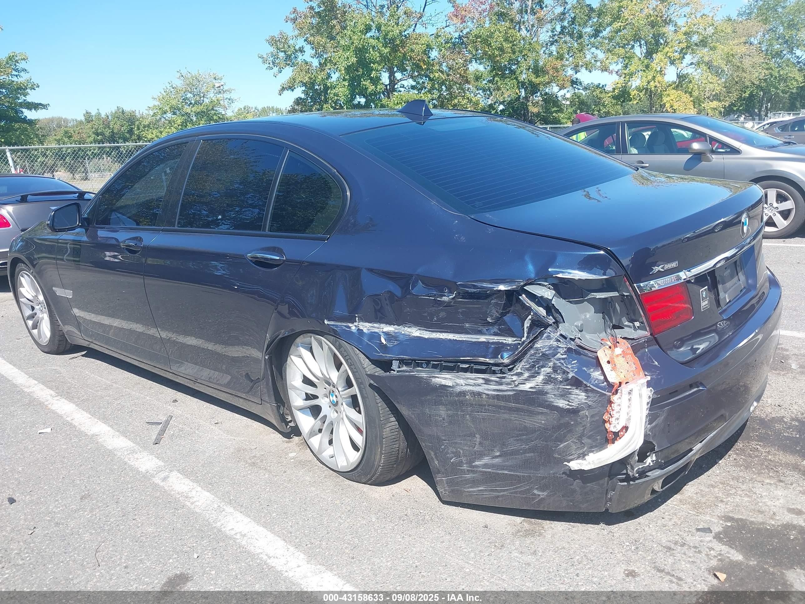 2014 Bmw 750i Xdrive Black vin: WBAYB6C50ED225023