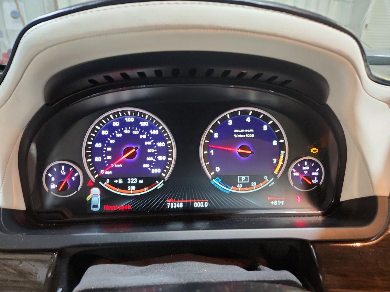 2015 Bmw Alpina B7 Blue vin: WBAYB6C50FDS16386