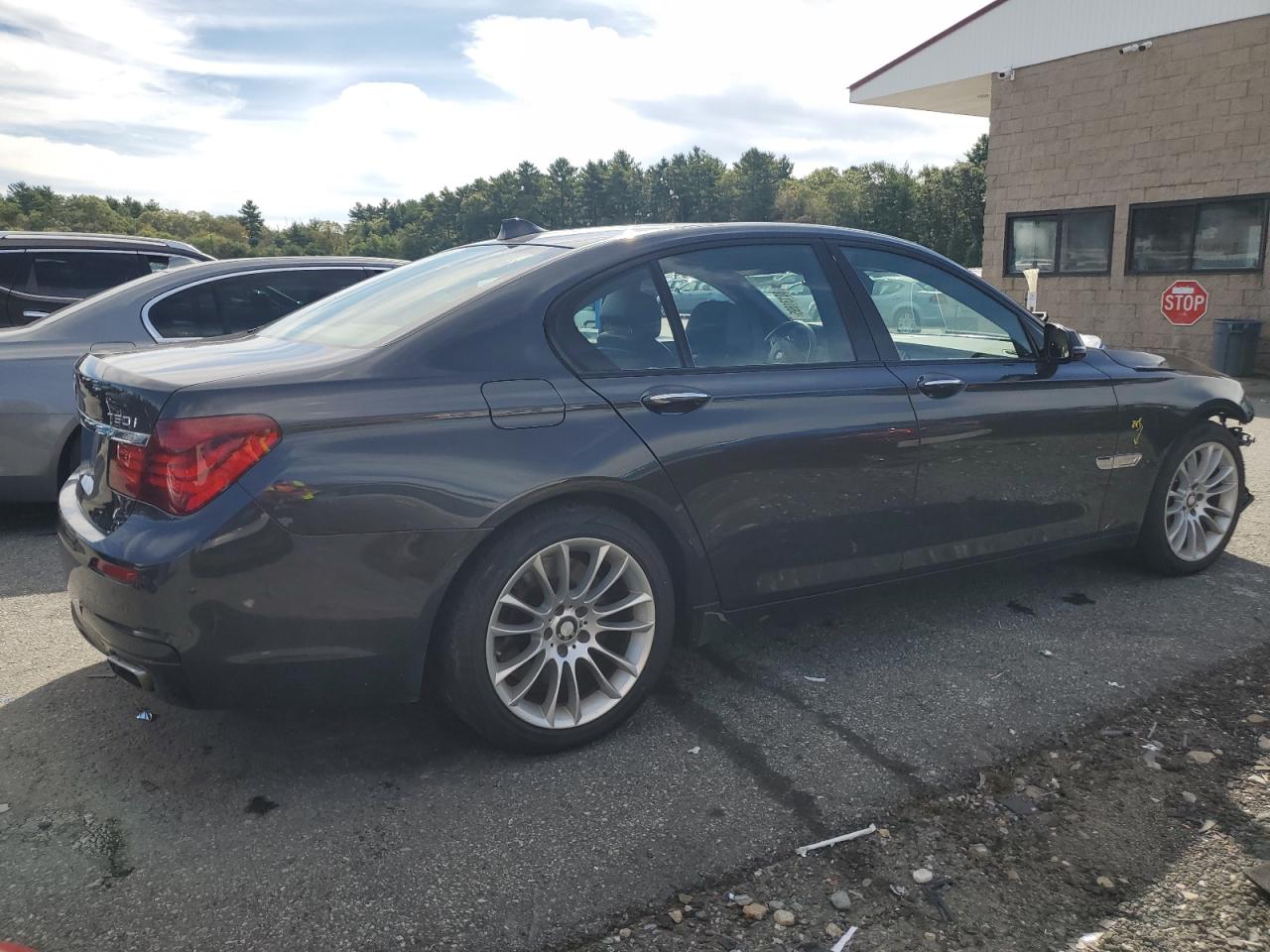 2013 Bmw 750 Xi Gray vin: WBAYB6C51DD223523