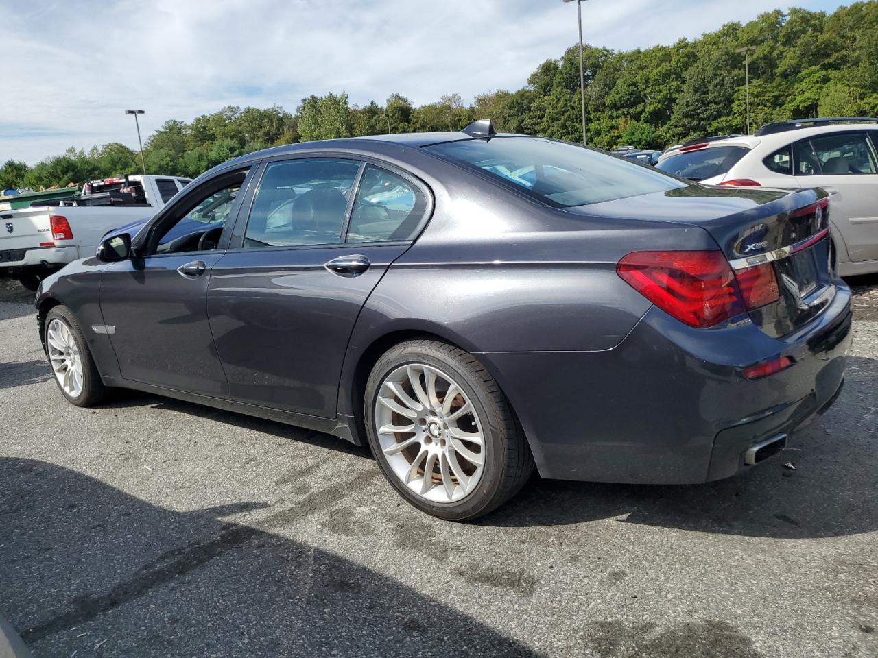 2013 Bmw 750 Xi Gray vin: WBAYB6C51DD223523