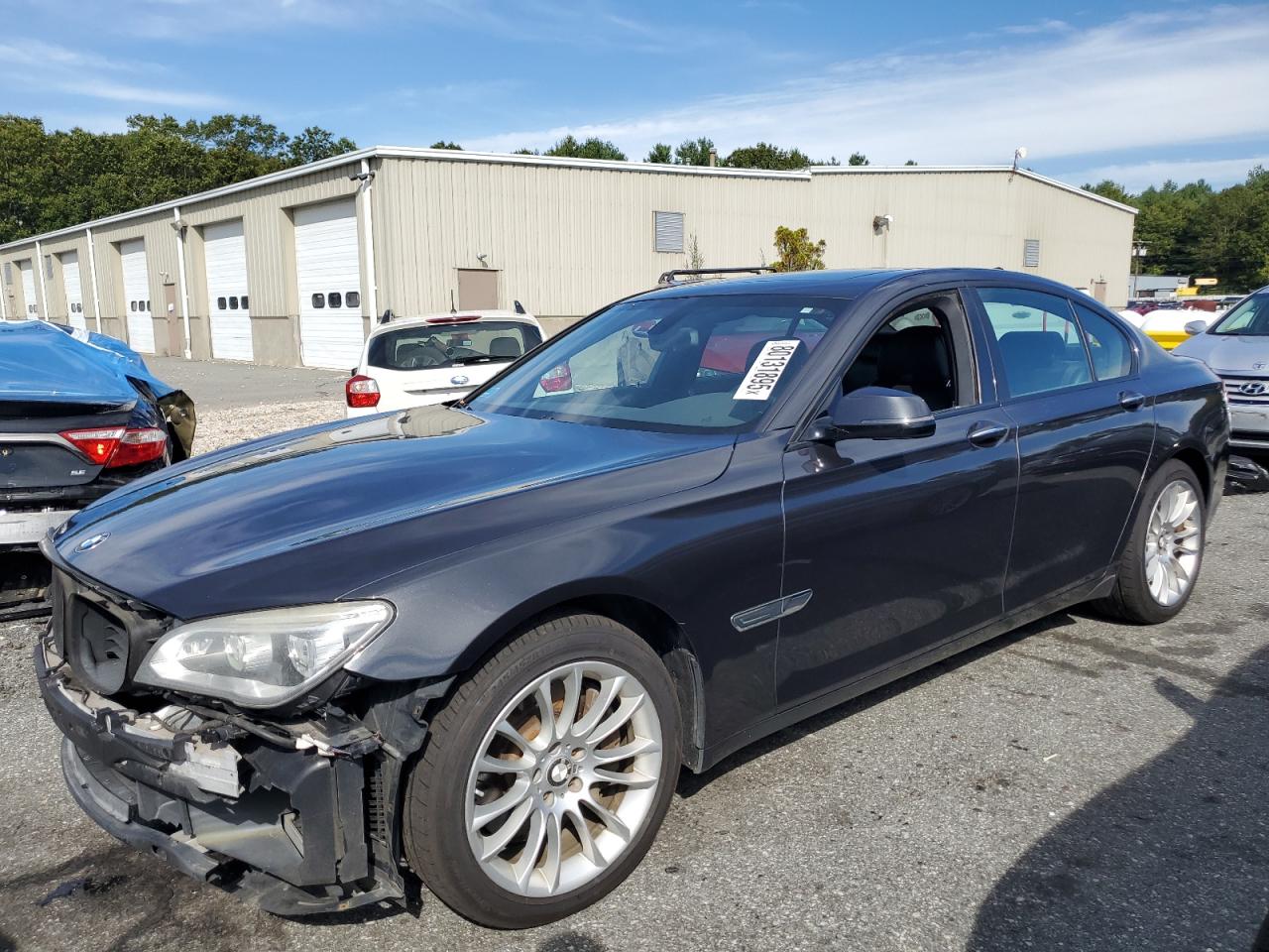 2013 Bmw 750 Xi Gray vin: WBAYB6C51DD223523