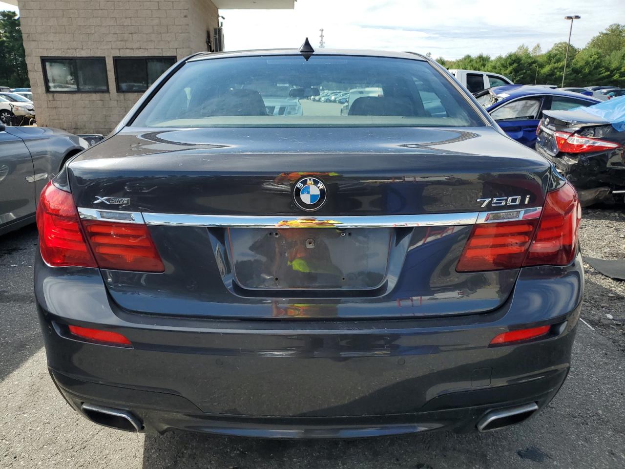 2013 Bmw 750 Xi Gray vin: WBAYB6C51DD223523