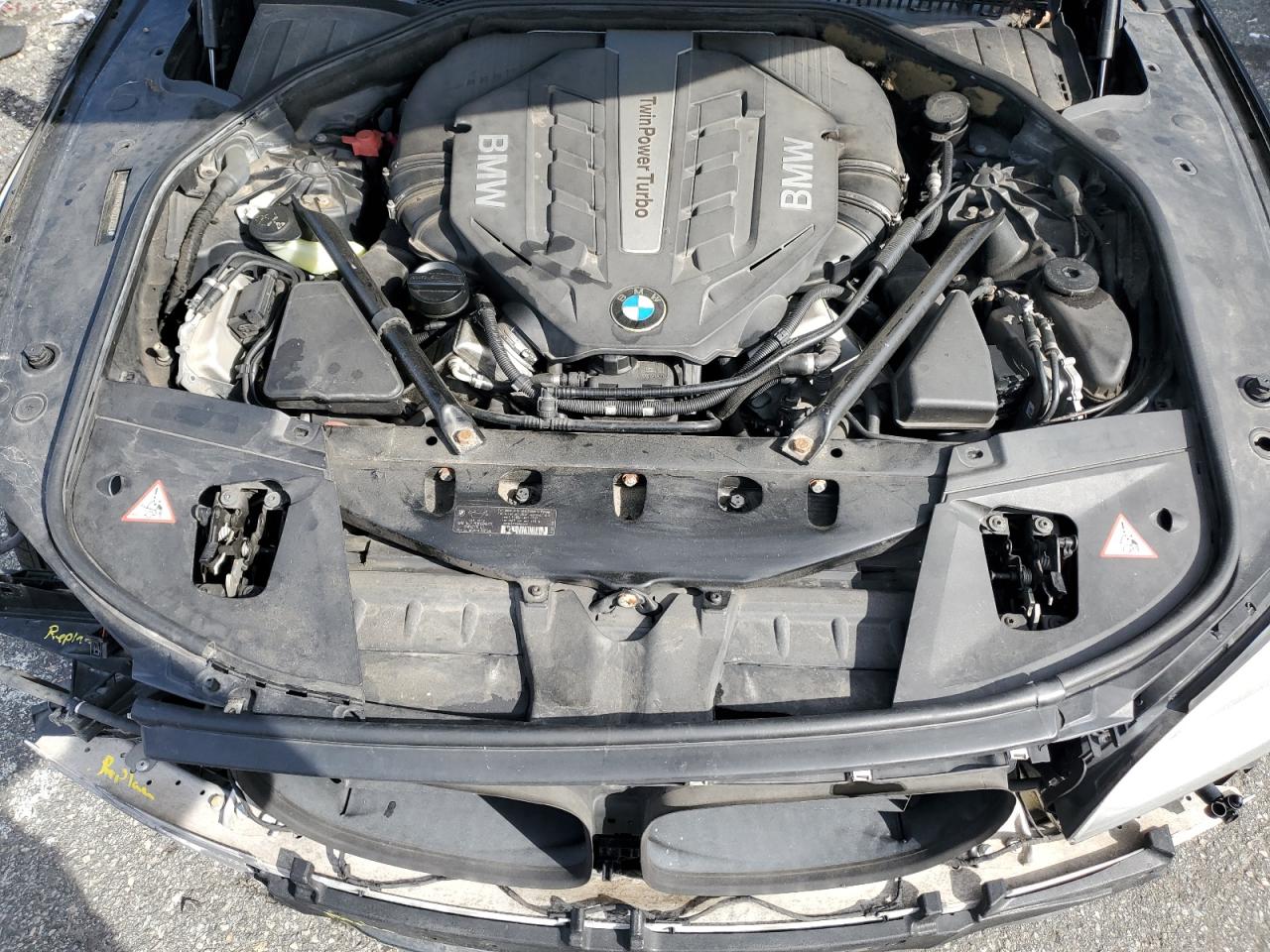 2013 Bmw 750 Xi Gray vin: WBAYB6C51DD223523