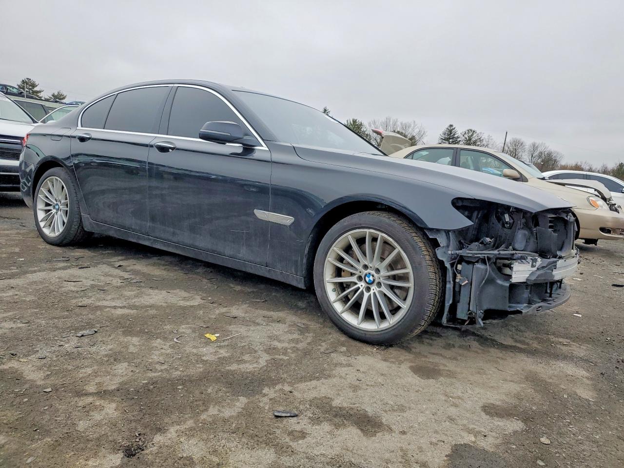 2013 Bmw 750 Xi Black vin: WBAYB6C51DD223926