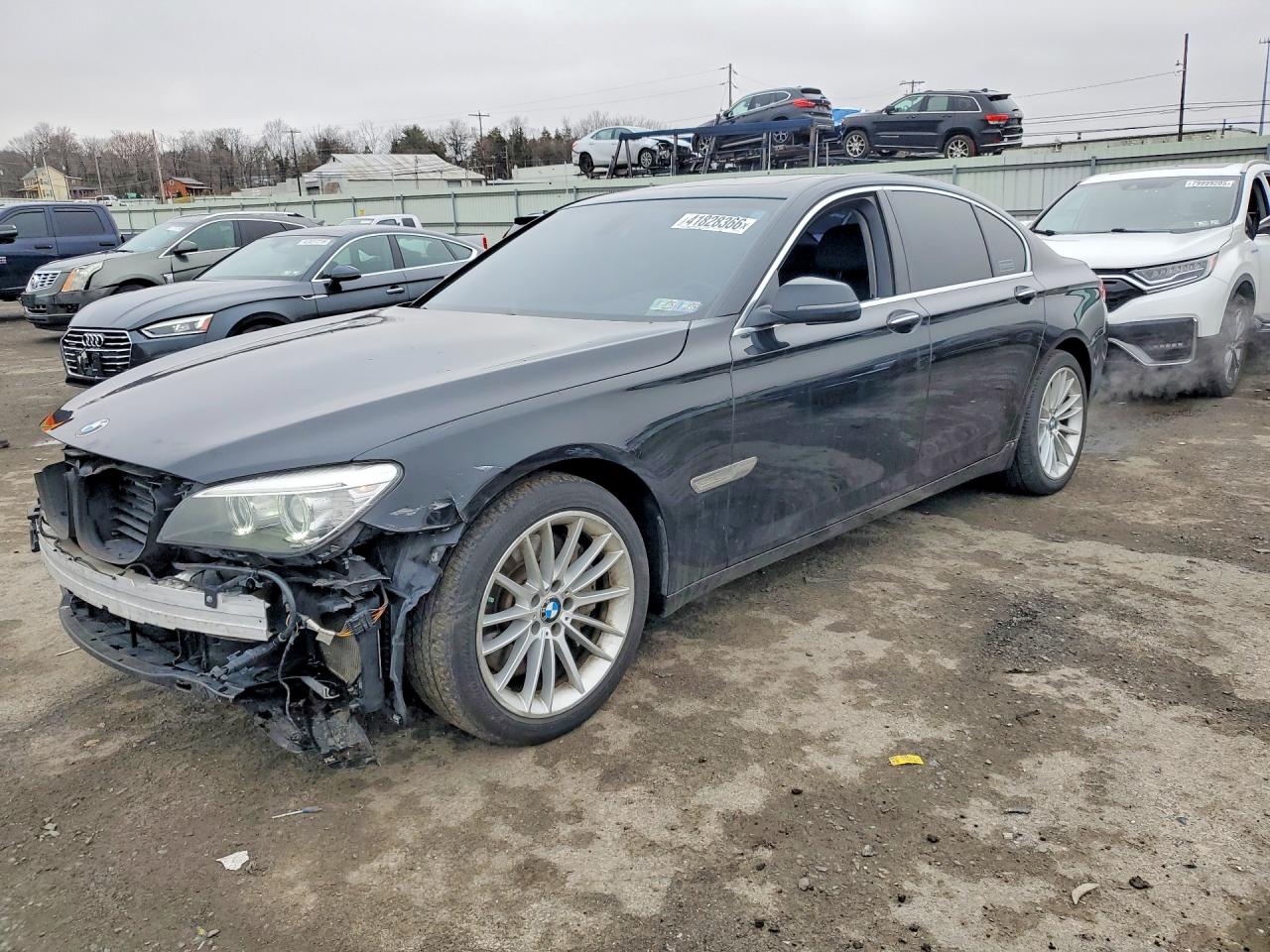 2013 Bmw 750 Xi Black vin: WBAYB6C51DD223926
