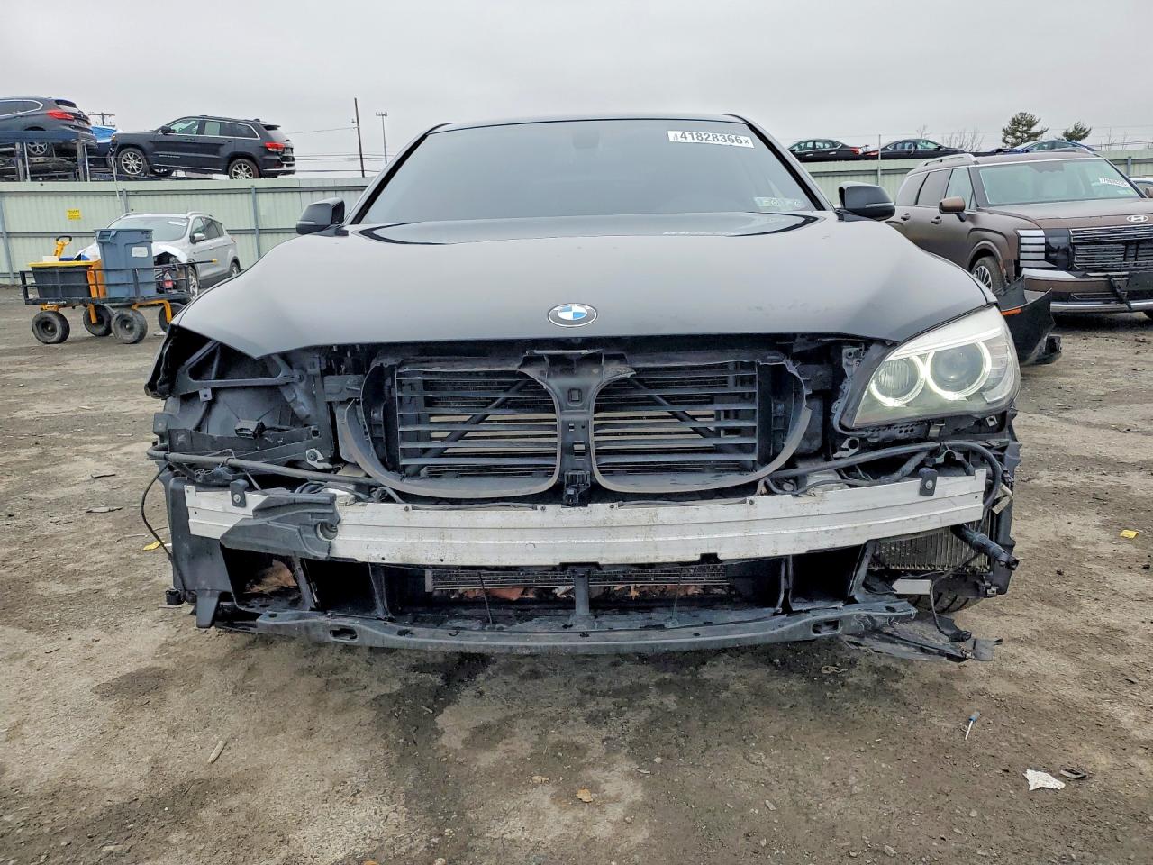2013 Bmw 750 Xi Black vin: WBAYB6C51DD223926