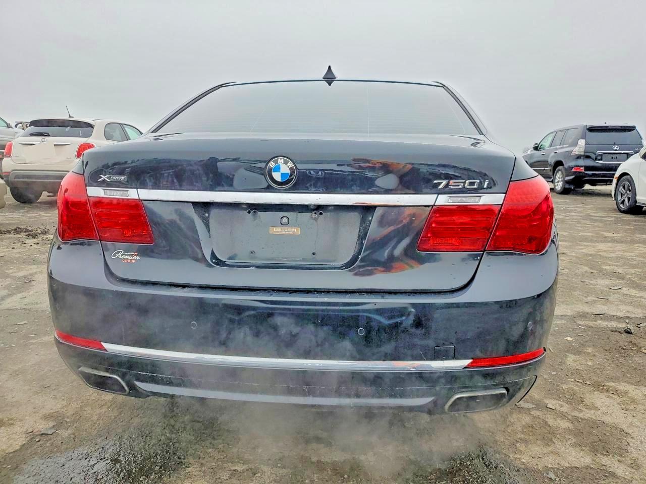 2013 Bmw 750 Xi Black vin: WBAYB6C51DD223926